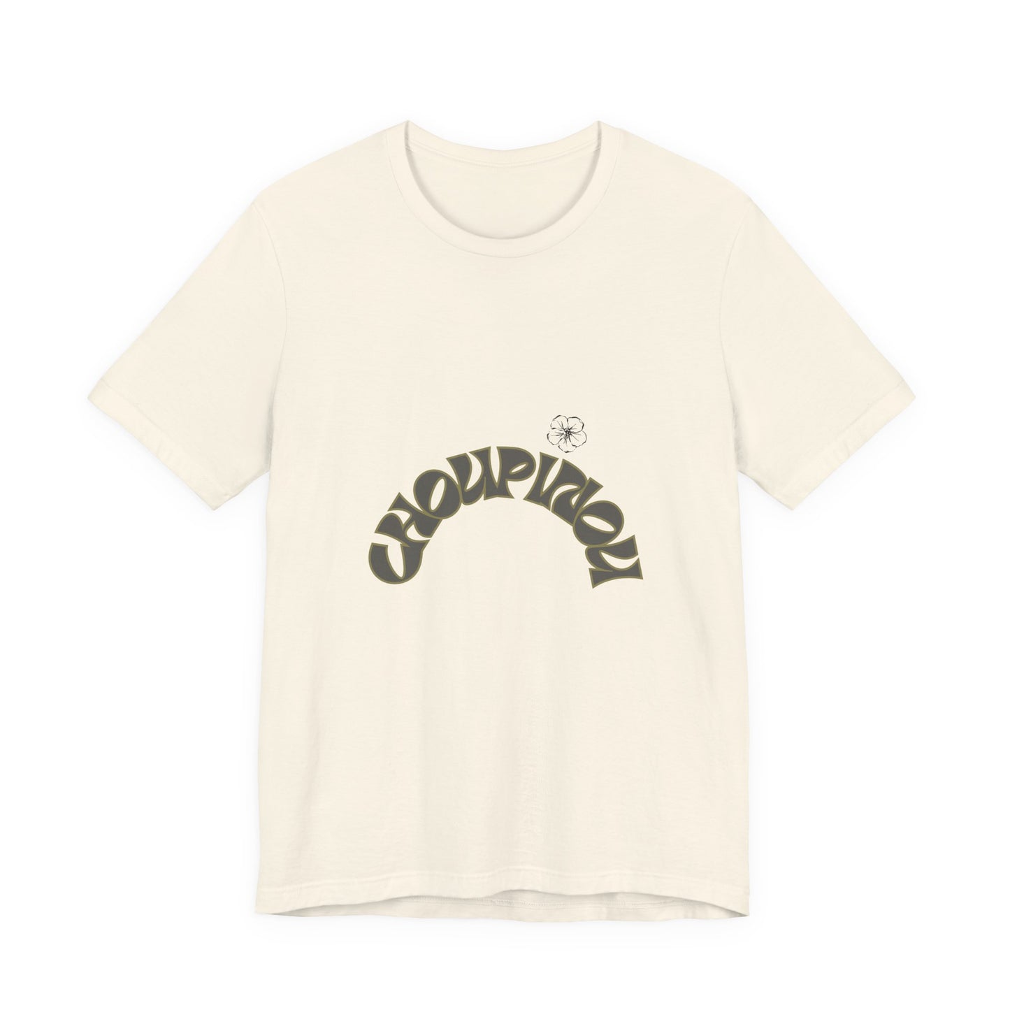 Choupinou Retro Arch Tee — Mushroom Graphic T-Shirt