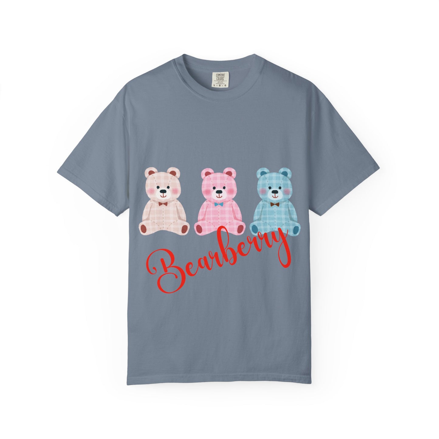 Bearberry Teddy Trio T-Shirt — Cute Pastel Bears Graphic Tee