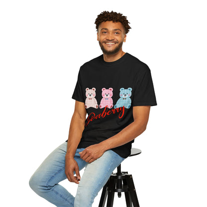 Bearberry Teddy Trio T-Shirt — Cute Pastel Bears Graphic Tee