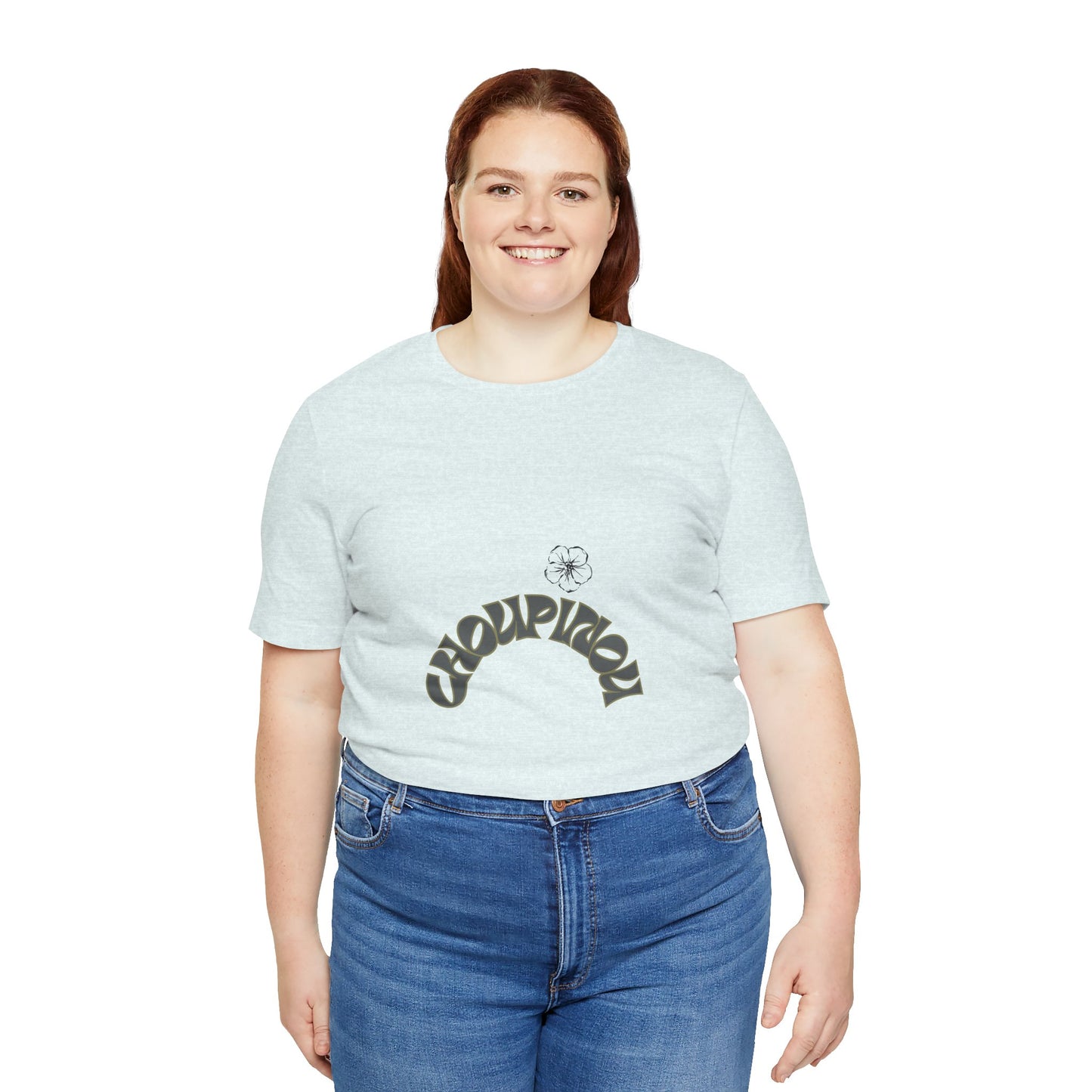 Croquignon Graphic Tee — Retro Arch Logo Short Sleeve T-Shirt