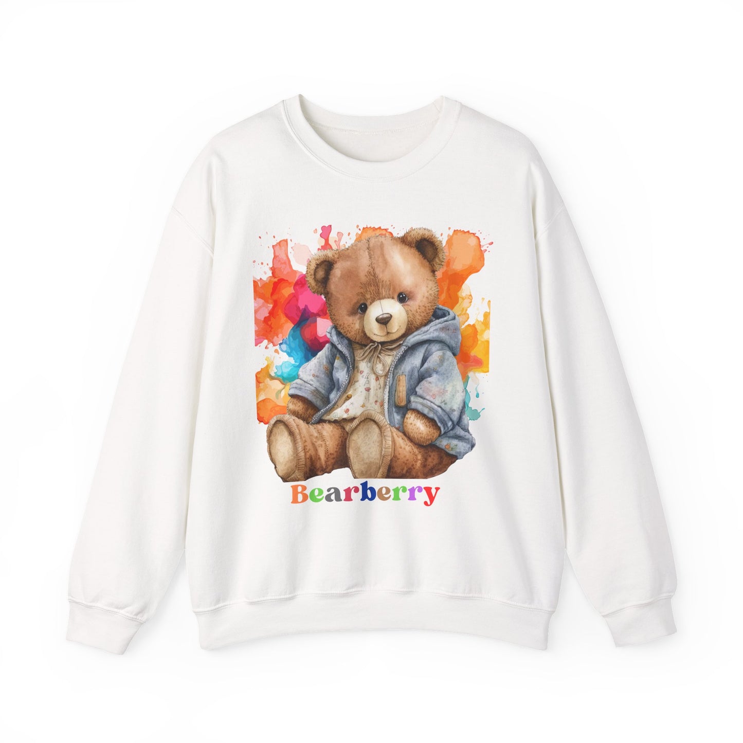 Bearberry Watercolor Teddy Sweatshirt