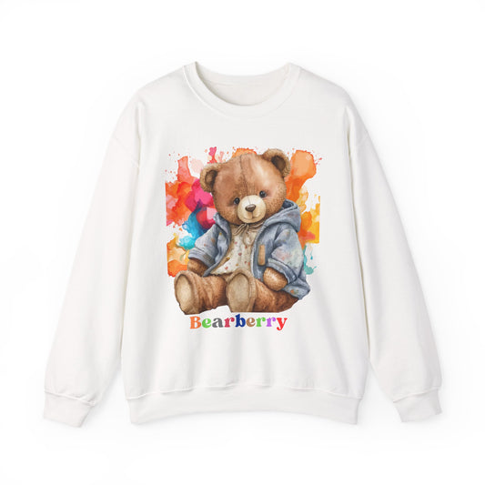 Bearberry Watercolor Teddy Sweatshirt