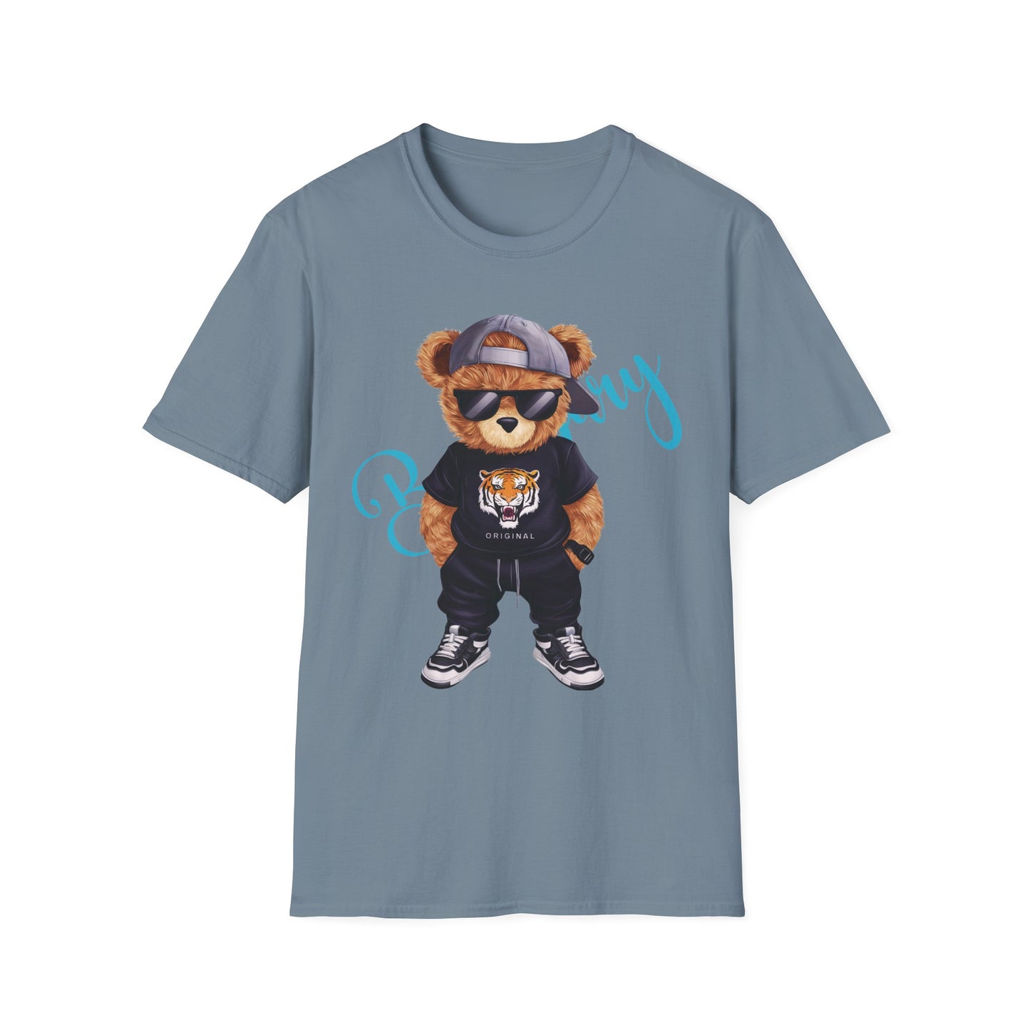 Soft Style T-Shirt for Women &  Men-Casual Bear T-Shirts: Effortlessly Cool and Comfortable