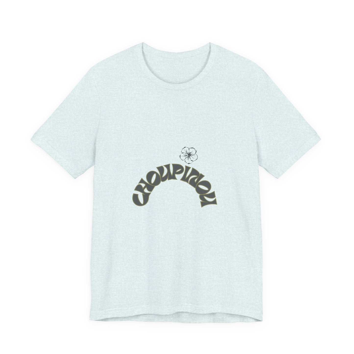 Croquignon Graphic Tee — Retro Arch Logo Short Sleeve T-Shirt