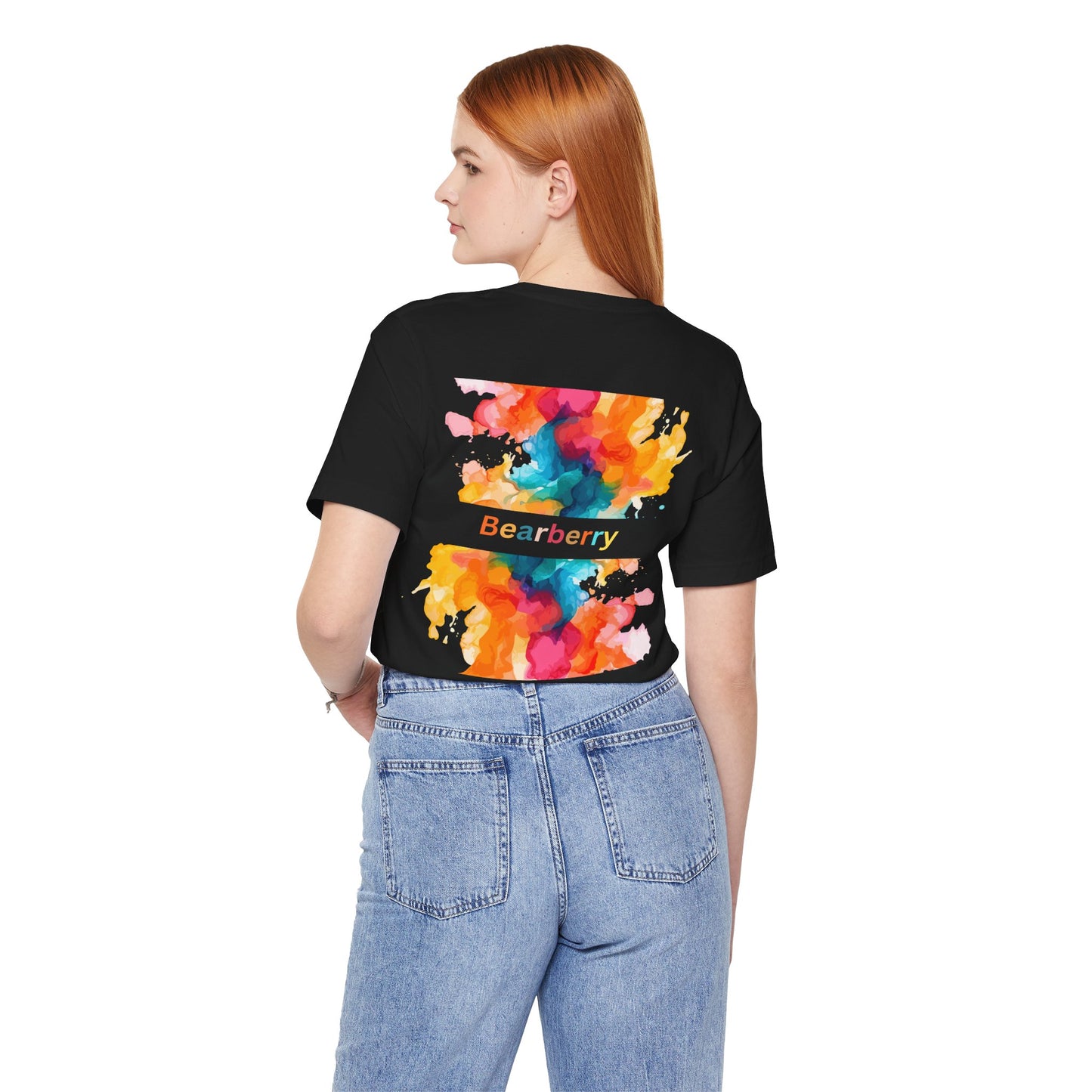 Bearberry Streetwear Tee — Colorful Skate Teddy Graphic T-Shirt