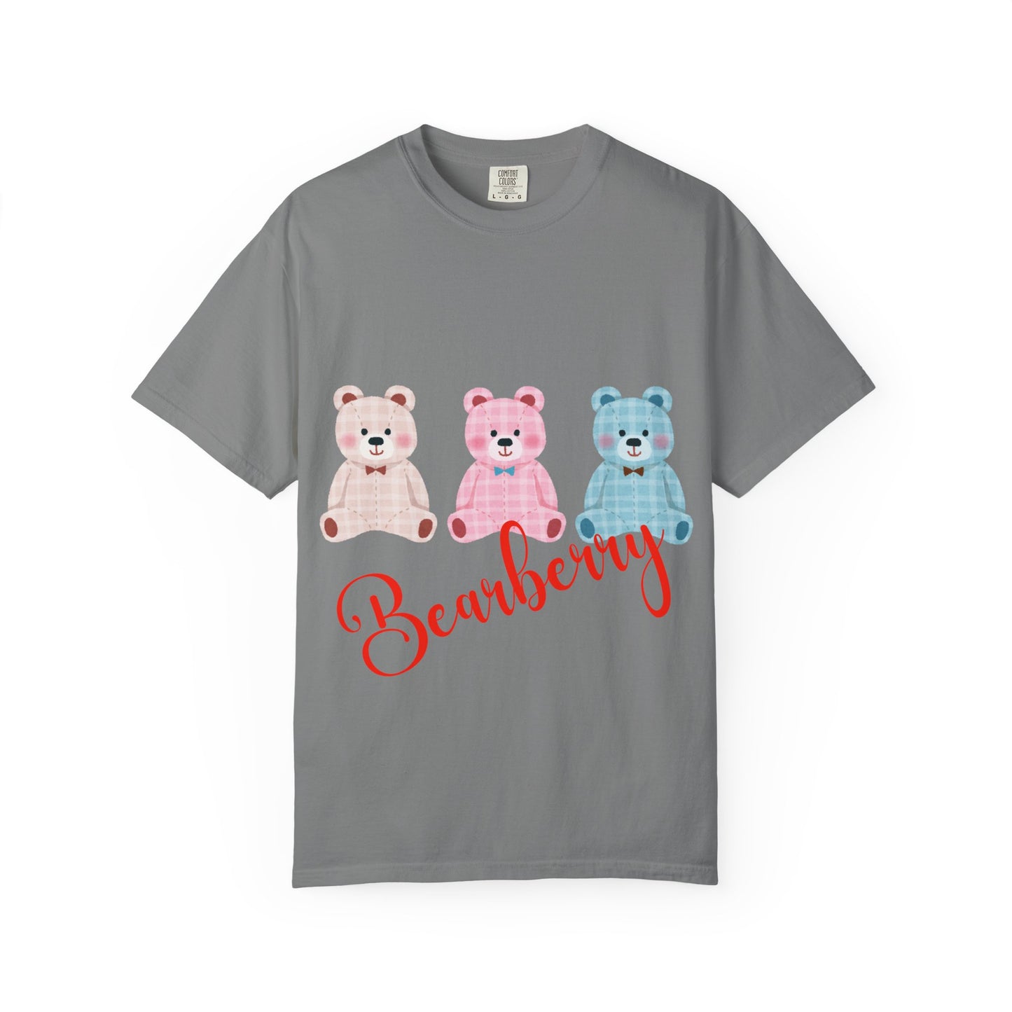 Bearberry Teddy Trio T-Shirt — Cute Pastel Bears Graphic Tee