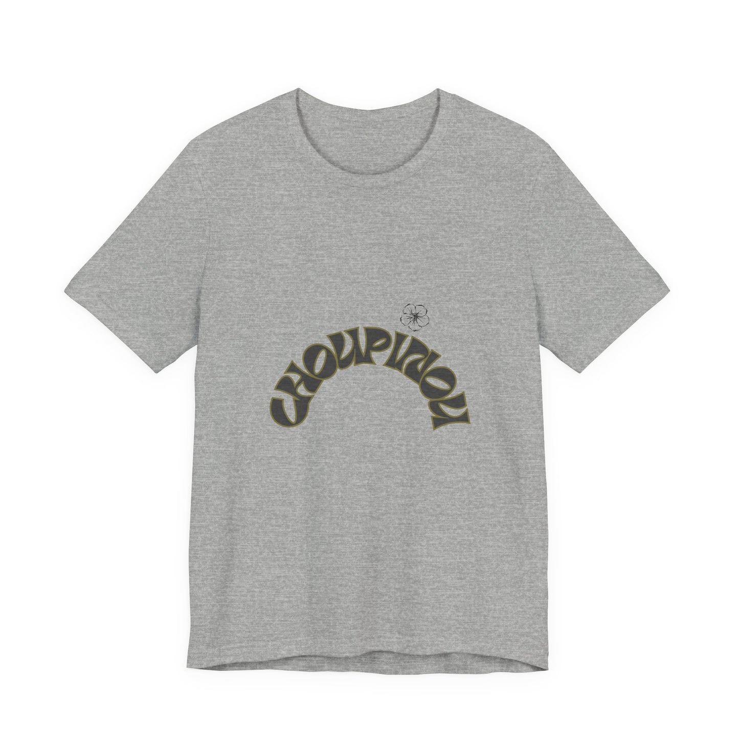 Choupinou Retro Arch Tee — Mushroom Graphic T-Shirt