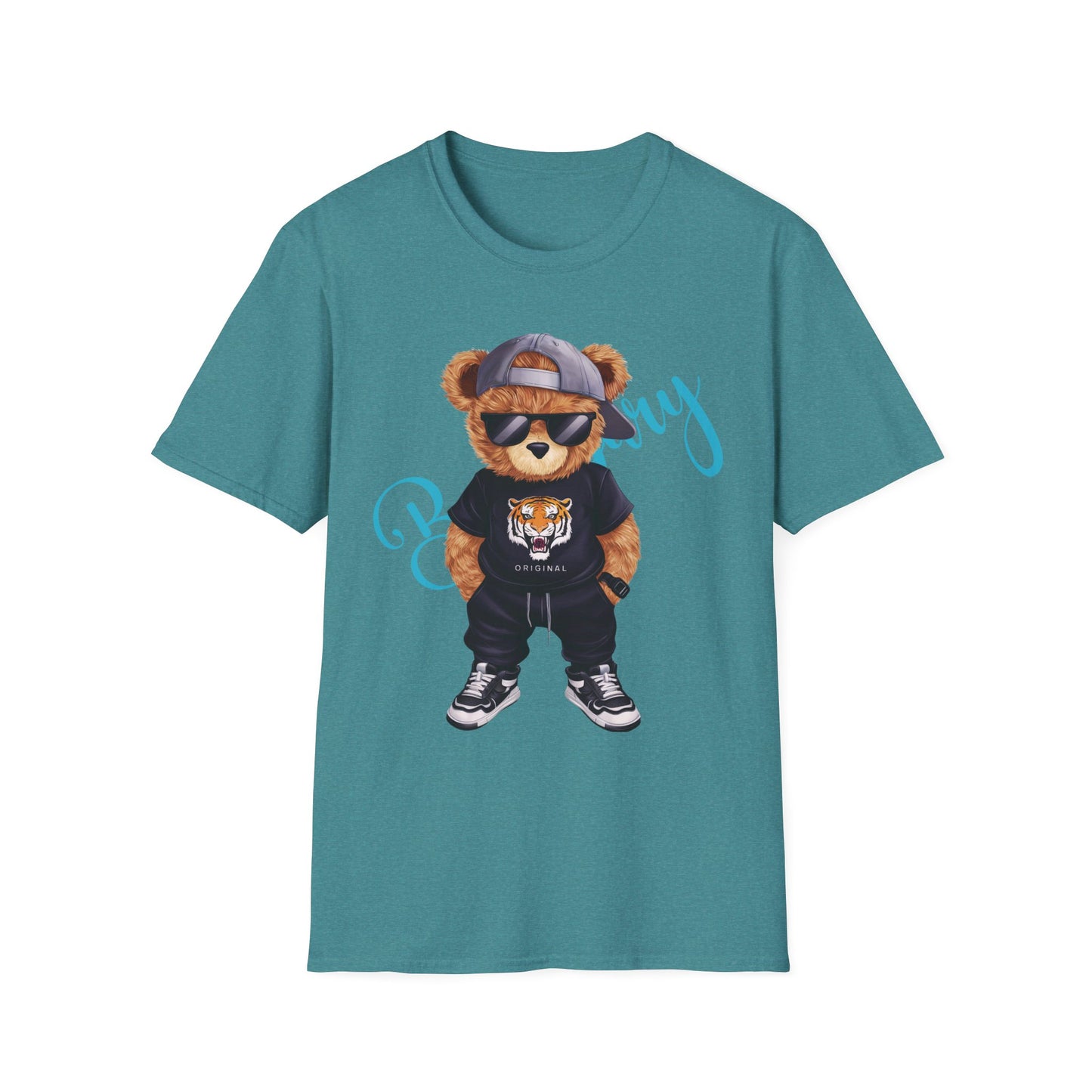 Soft Style T-Shirt for Women &  Men-Casual Bear T-Shirts: Effortlessly Cool and Comfortable