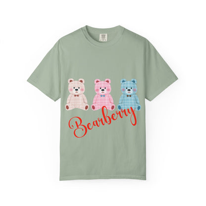 Bearberry Teddy Trio T-Shirt — Cute Pastel Bears Graphic Tee