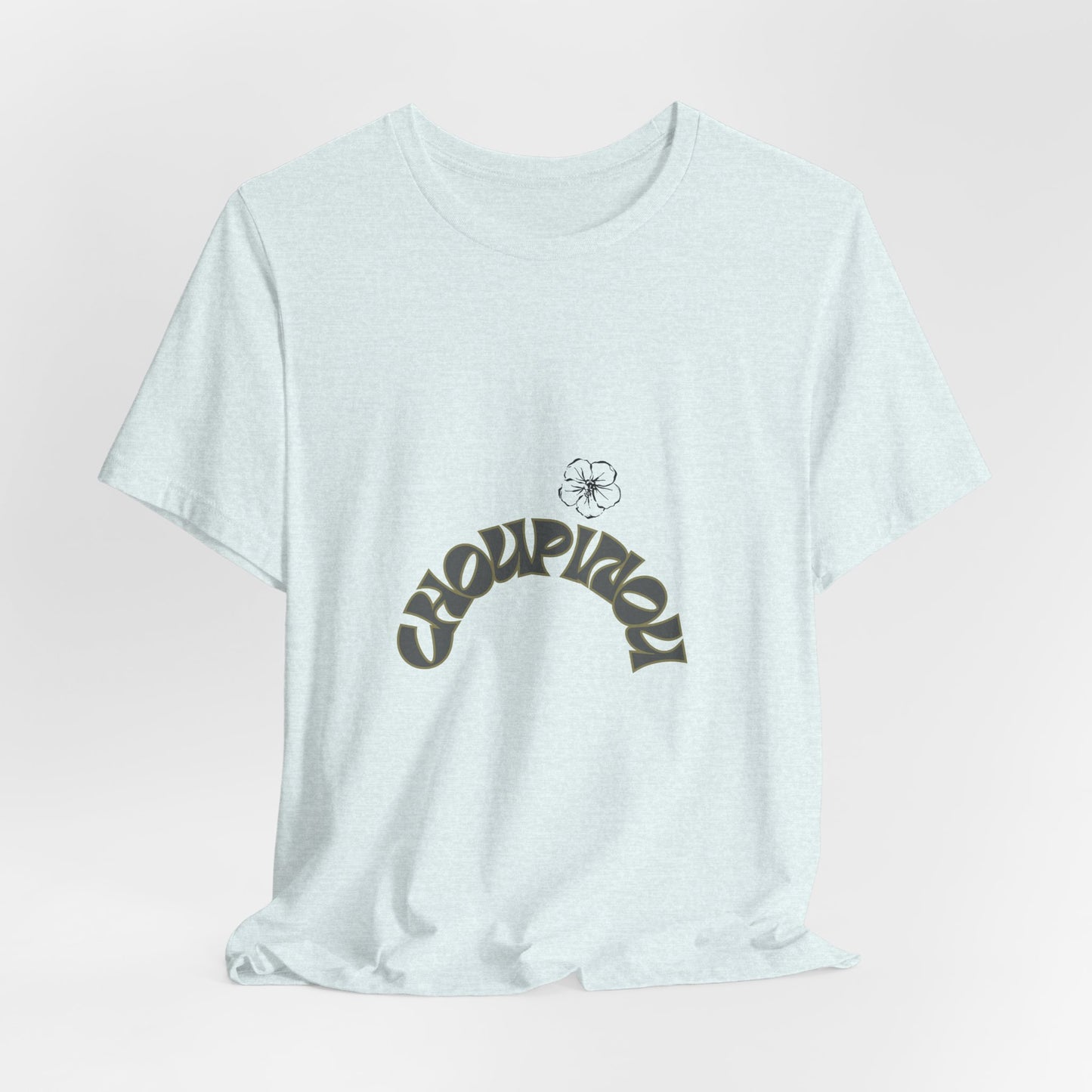 Croquignon Graphic Tee — Retro Arch Logo Short Sleeve T-Shirt