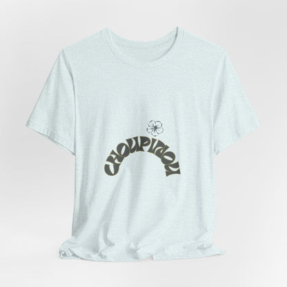 Croquignon Graphic Tee — Retro Arch Logo Short Sleeve T-Shirt