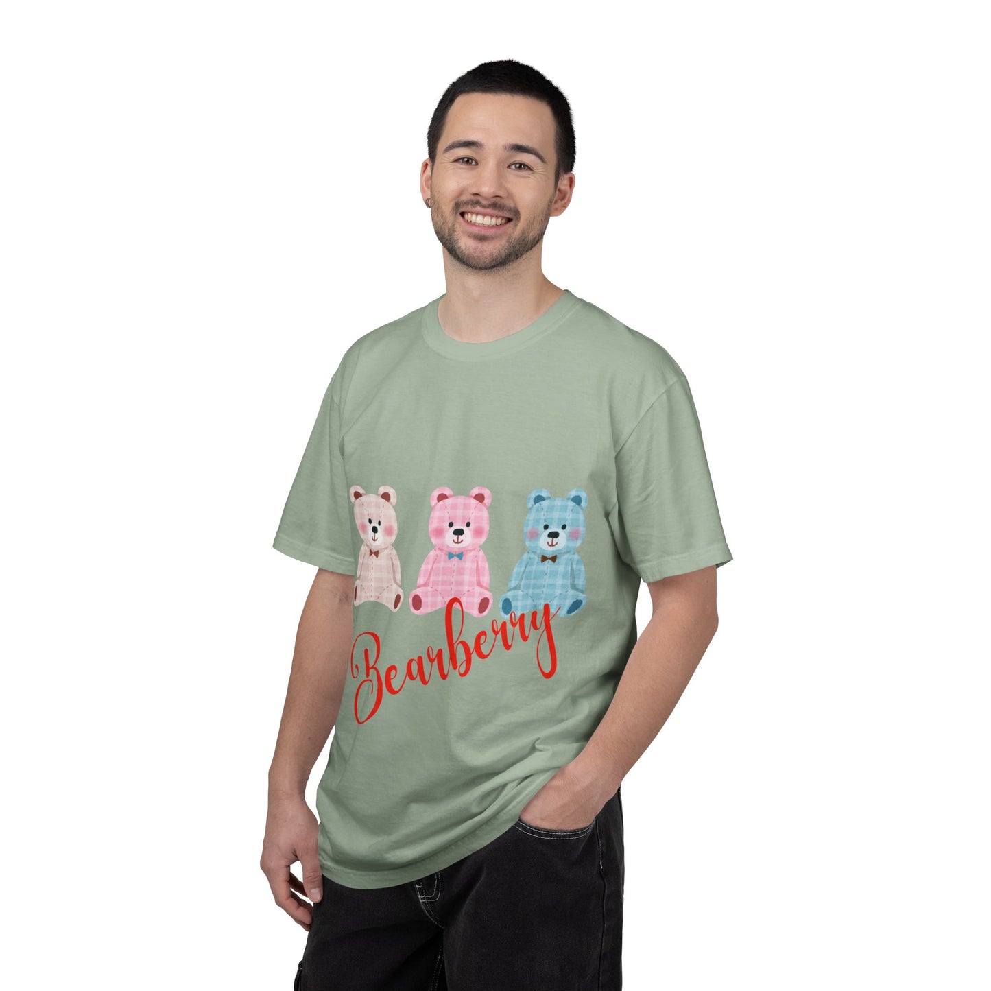 Bearberry Teddy Trio T-Shirt — Cute Pastel Bears Graphic Tee