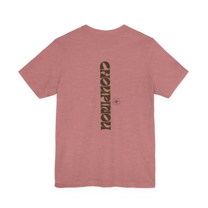 Croquignon Graphic Tee — Retro Arch Logo Short Sleeve T-Shirt