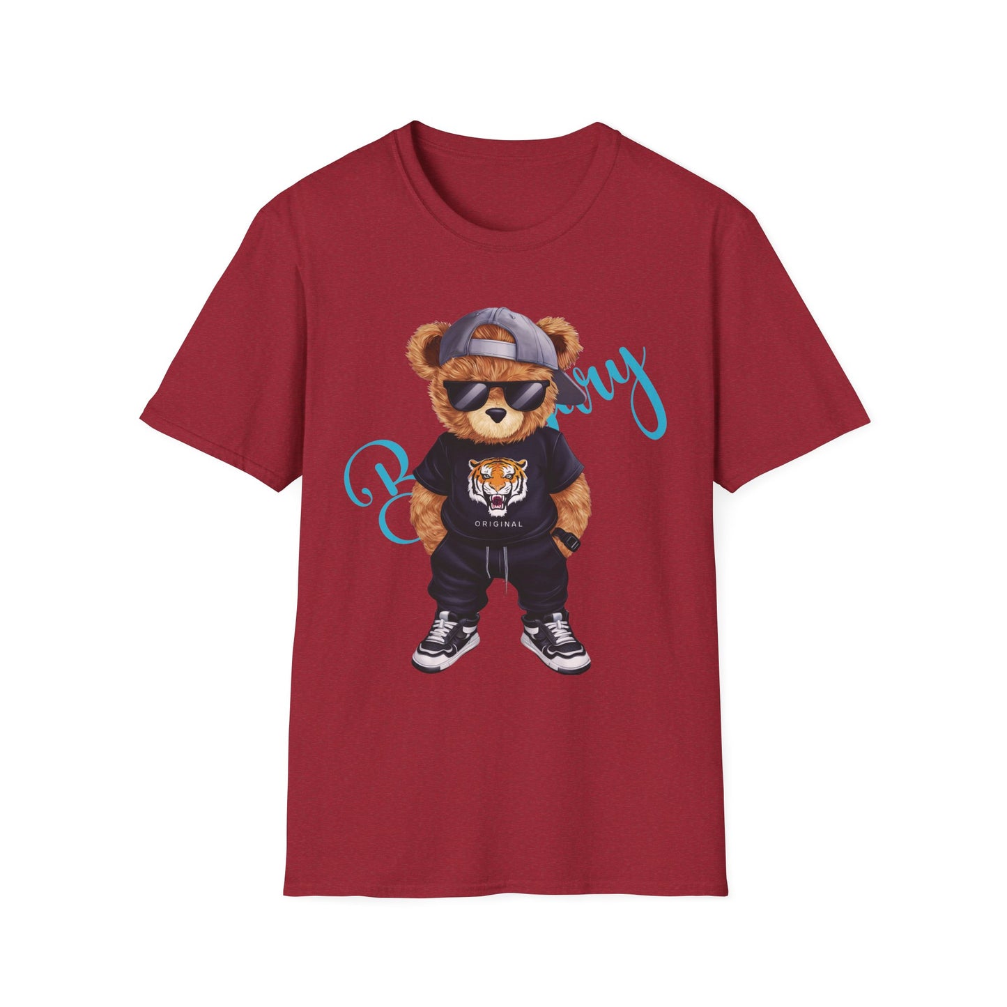 Soft Style T-Shirt for Women &  Men-Casual Bear T-Shirts: Effortlessly Cool and Comfortable