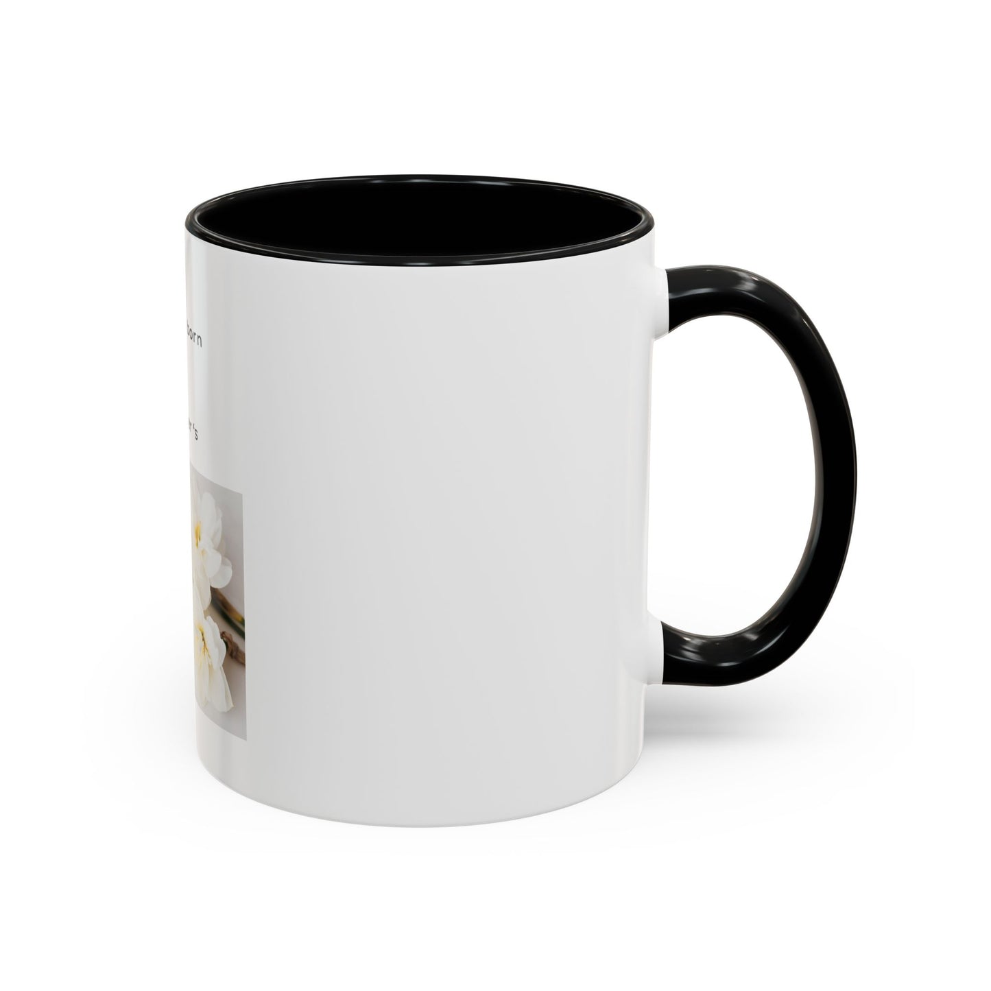 Mother's Day December Birth Coffee Mug — "Best Mom are born in December" Accent Mug (11/15 oz)