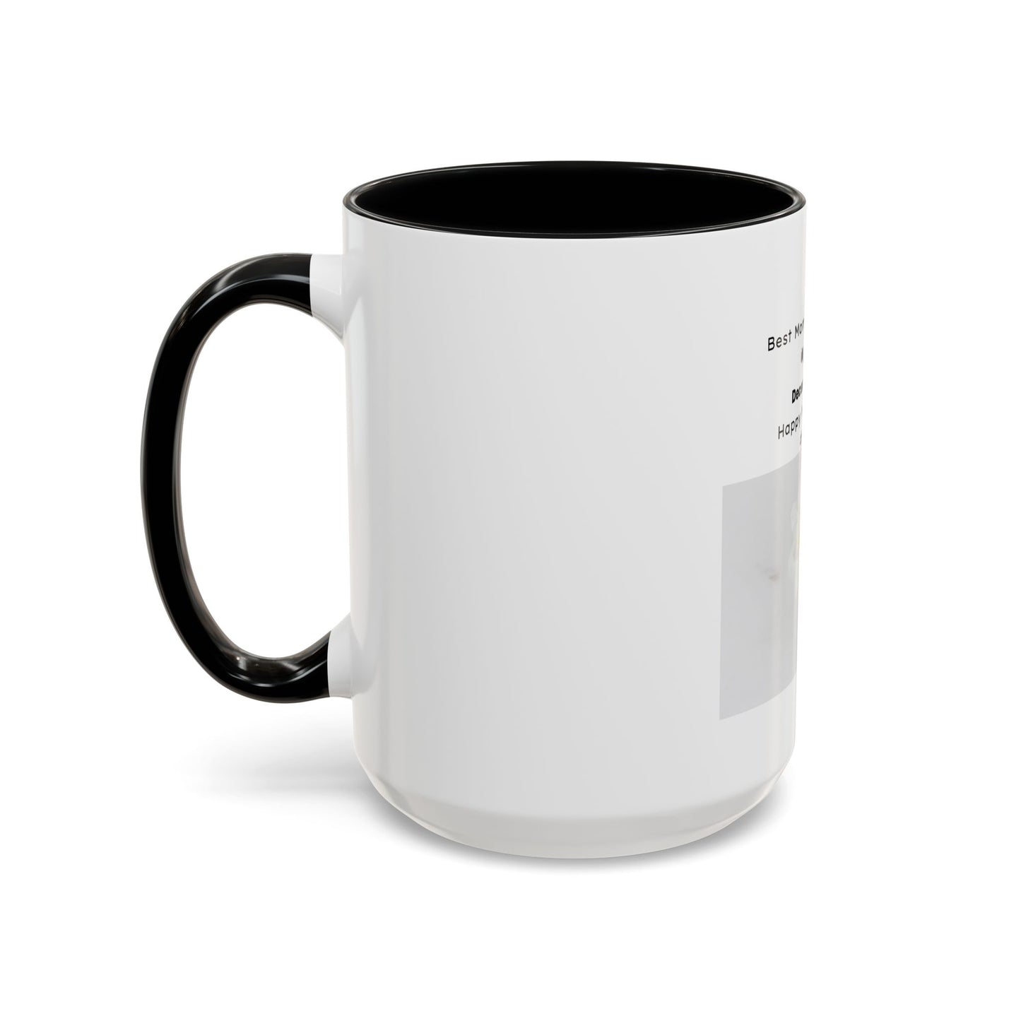 Mother's Day December Birth Coffee Mug — "Best Mom are born in December" Accent Mug (11/15 oz)