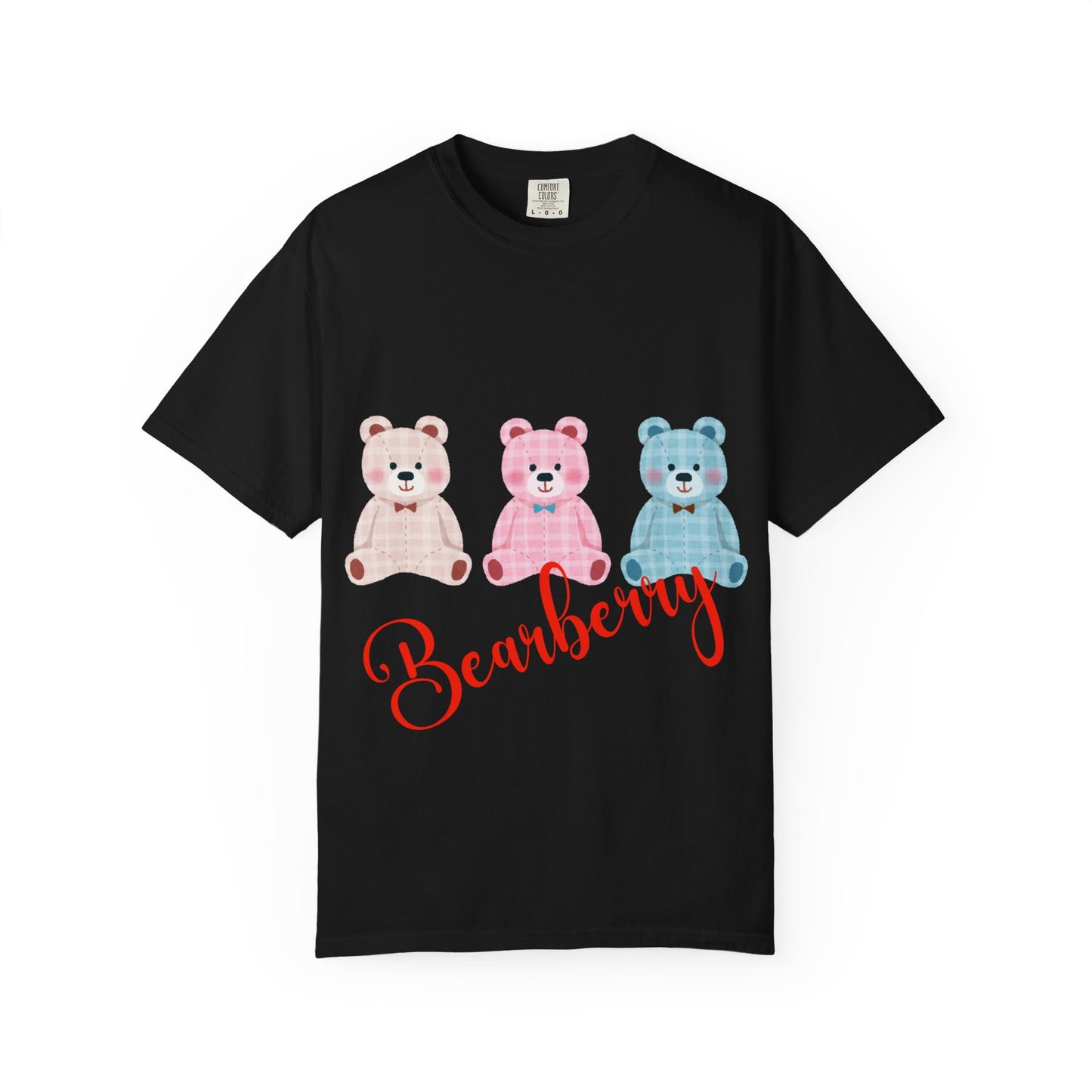 Bearberry Teddy Trio T-Shirt — Cute Pastel Bears Graphic Tee