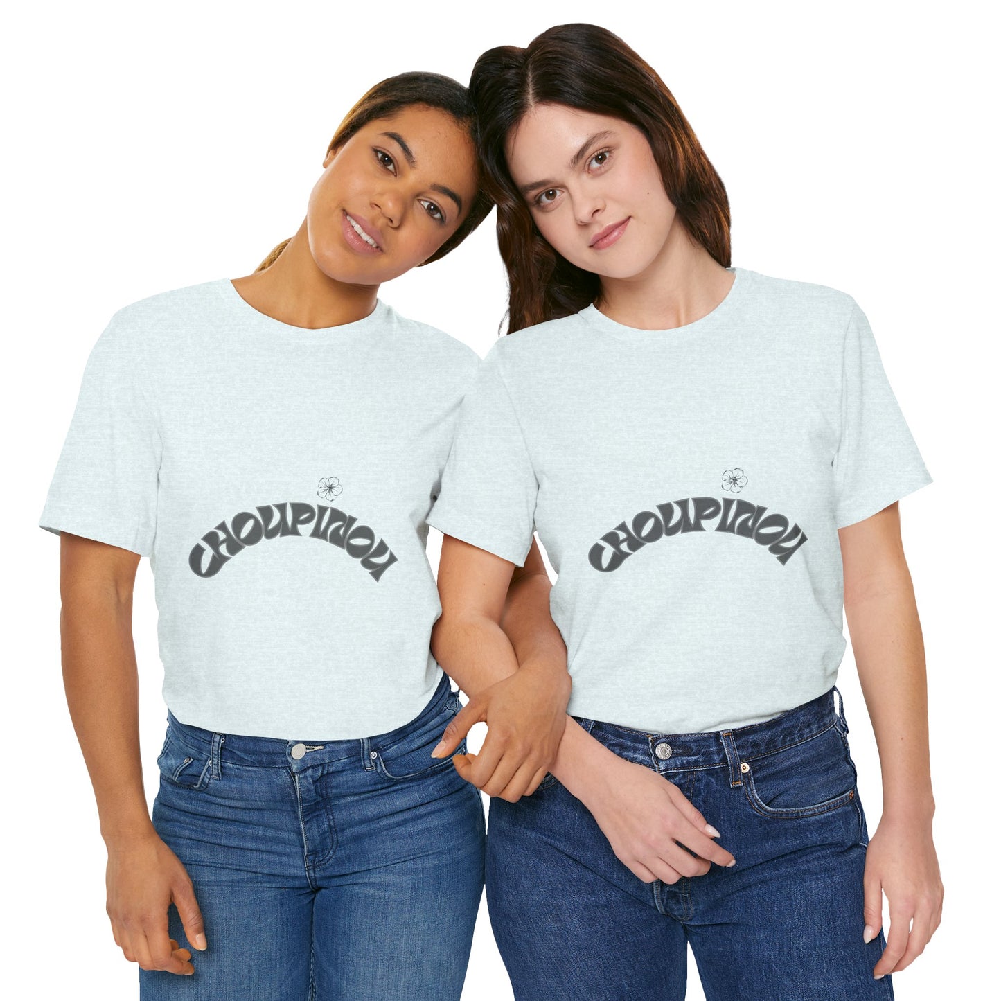 Retro Arched Logo Tee — Vintage Curved Graphic T-Shirt