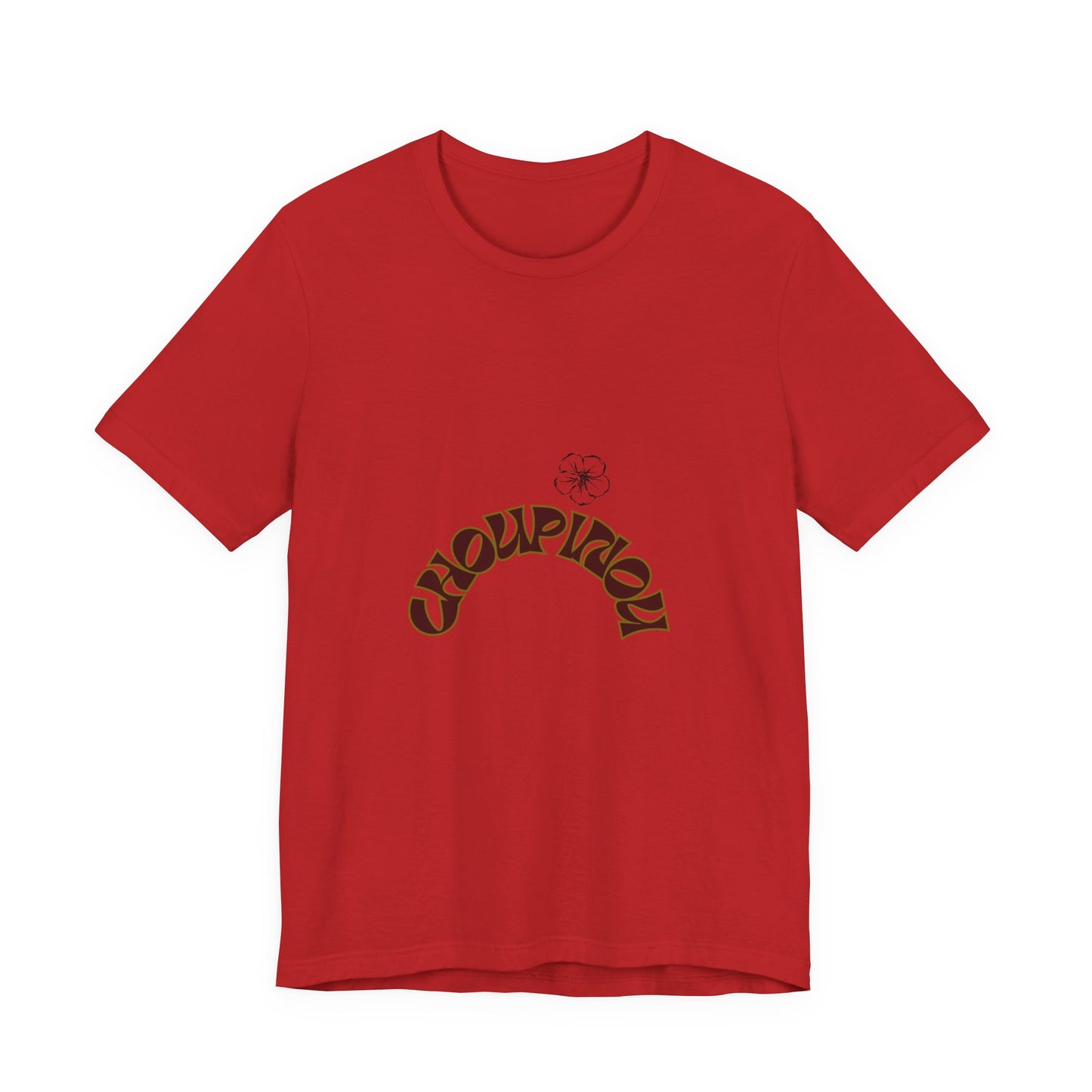 Croquignon Graphic Tee — Retro Arch Logo Short Sleeve T-Shirt