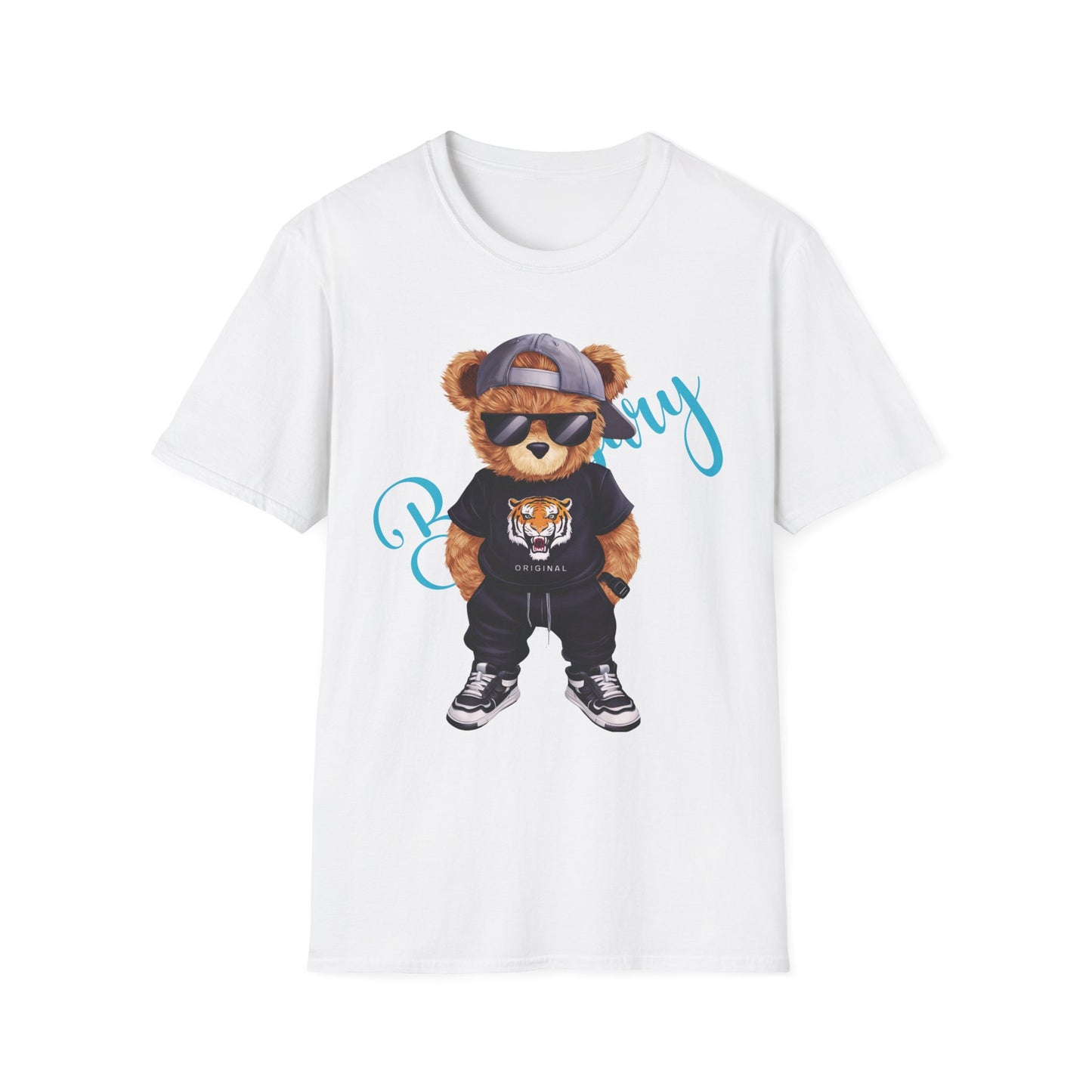 Soft Style T-Shirt for Women &  Men-Casual Bear T-Shirts: Effortlessly Cool and Comfortable