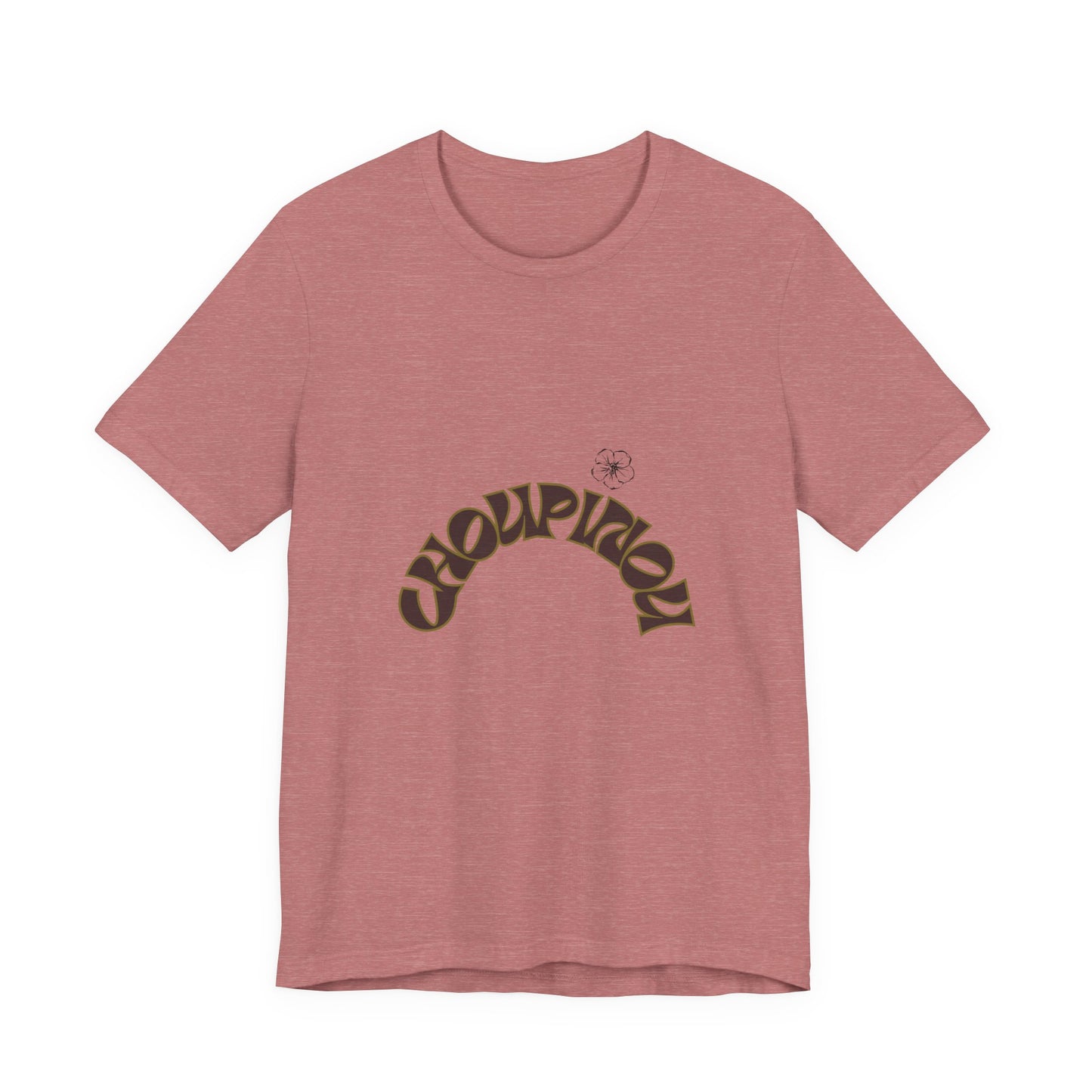 Choupinou Retro Arch Tee — Mushroom Graphic T-Shirt
