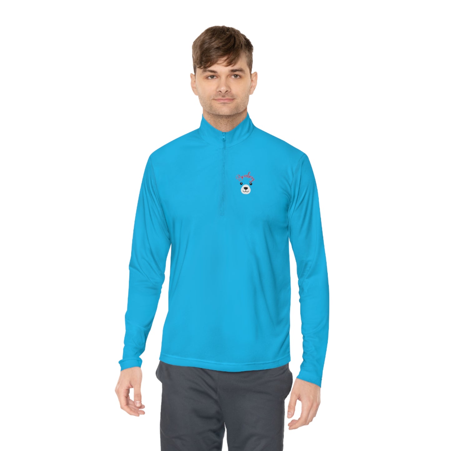 Quarter-Zip Pullover for men & women is a lightweight and highly versatile choice for track or casual outings.