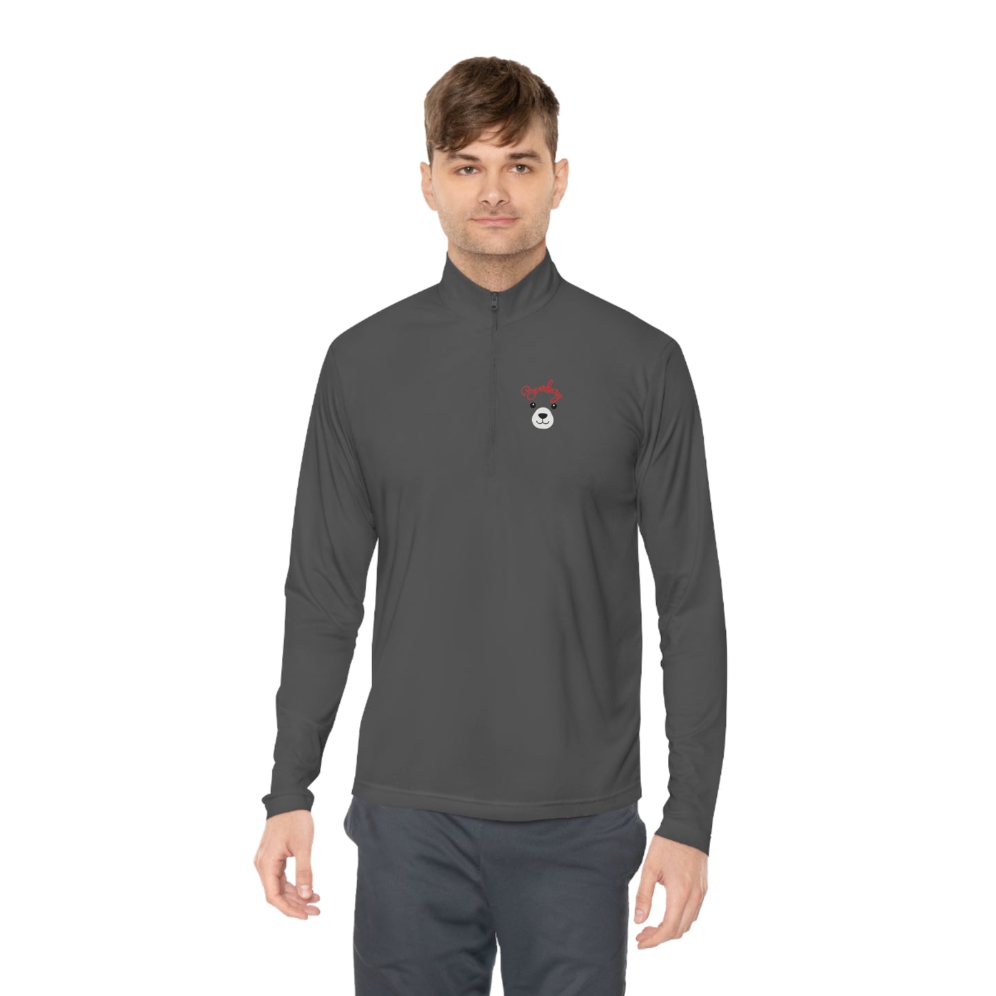 Quarter-Zip Pullover for men & women is a lightweight and highly versatile choice for track or casual outings.