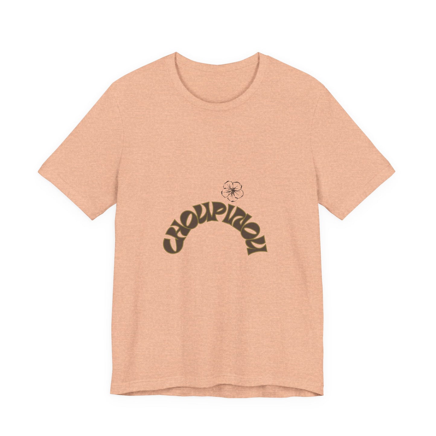 Croquignon Graphic Tee — Retro Arch Logo Short Sleeve T-Shirt