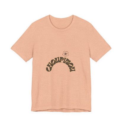Croquignon Graphic Tee — Retro Arch Logo Short Sleeve T-Shirt