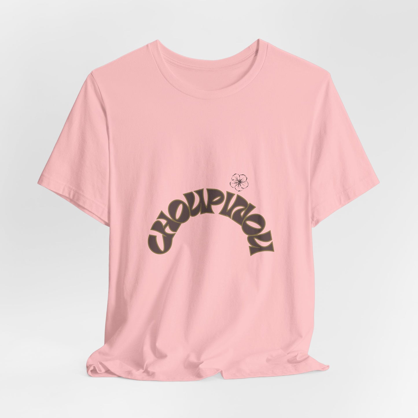 Choupinou Retro Arch Tee — Mushroom Graphic T-Shirt