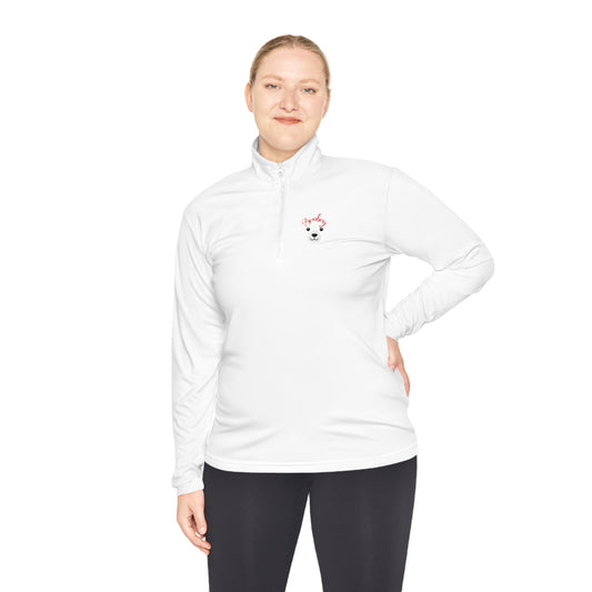 Quarter-Zip Pullover for men & women is a lightweight and highly versatile choice for track or casual outings.