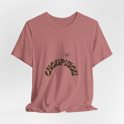 Croquignon Graphic Tee — Retro Arch Logo Short Sleeve T-Shirt