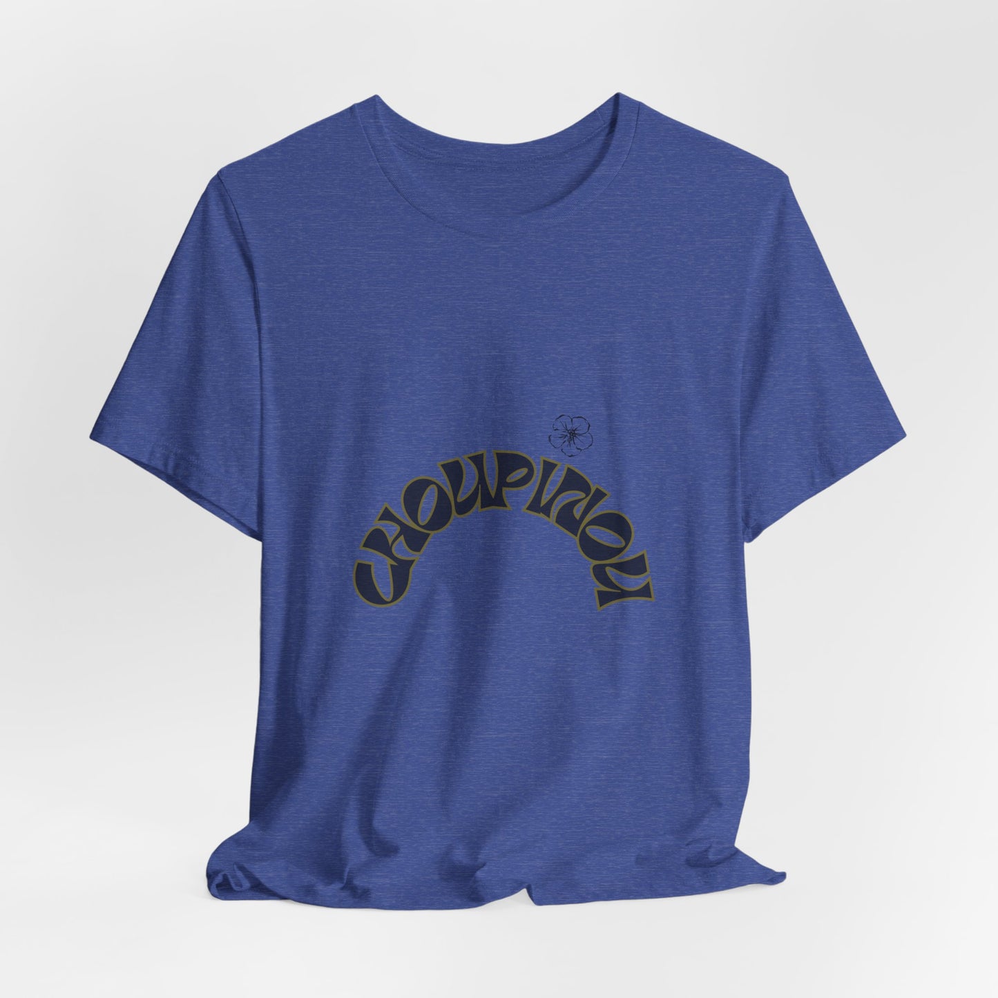 Choupinou Retro Arch Tee — Mushroom Graphic T-Shirt