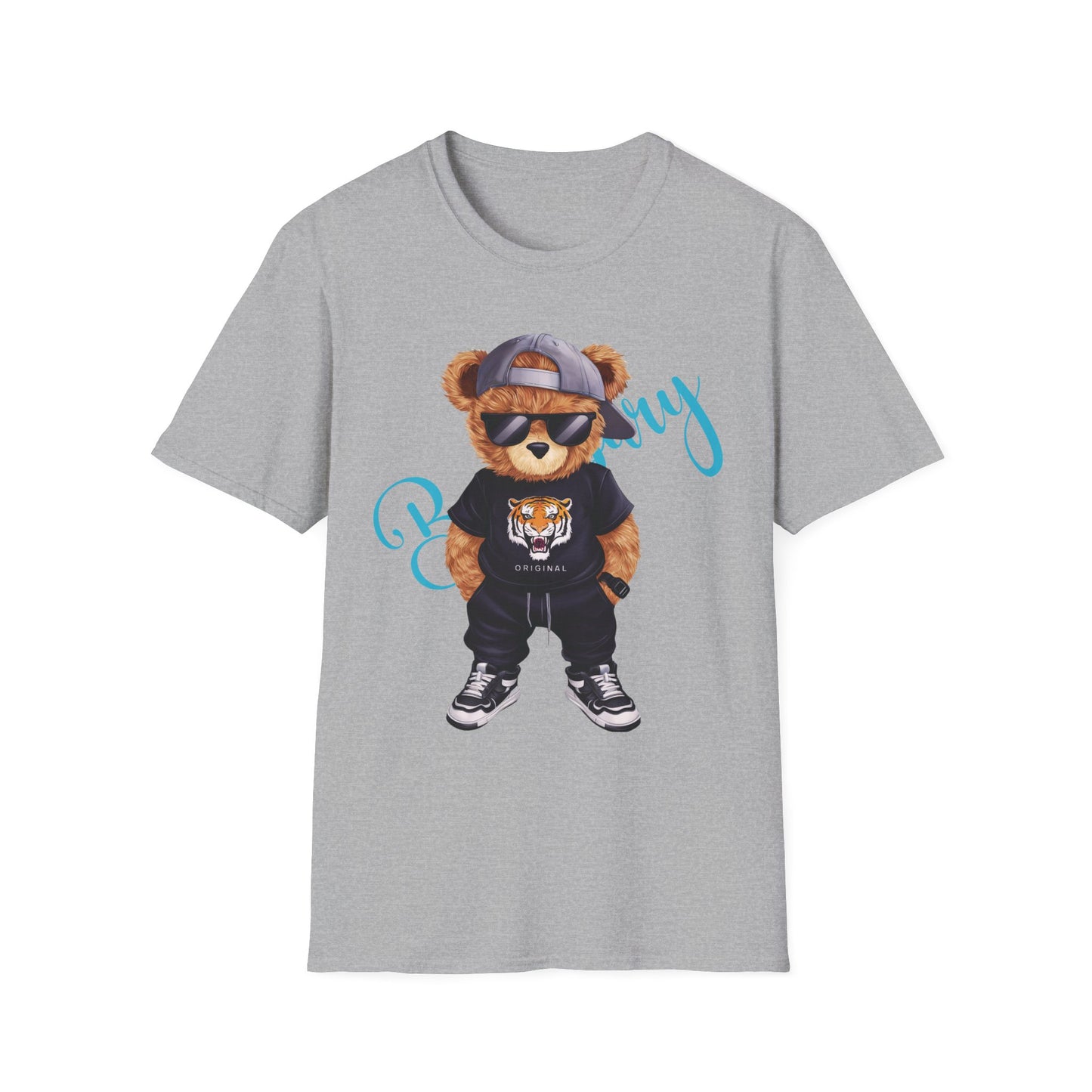 Soft Style T-Shirt for Women &  Men-Casual Bear T-Shirts: Effortlessly Cool and Comfortable