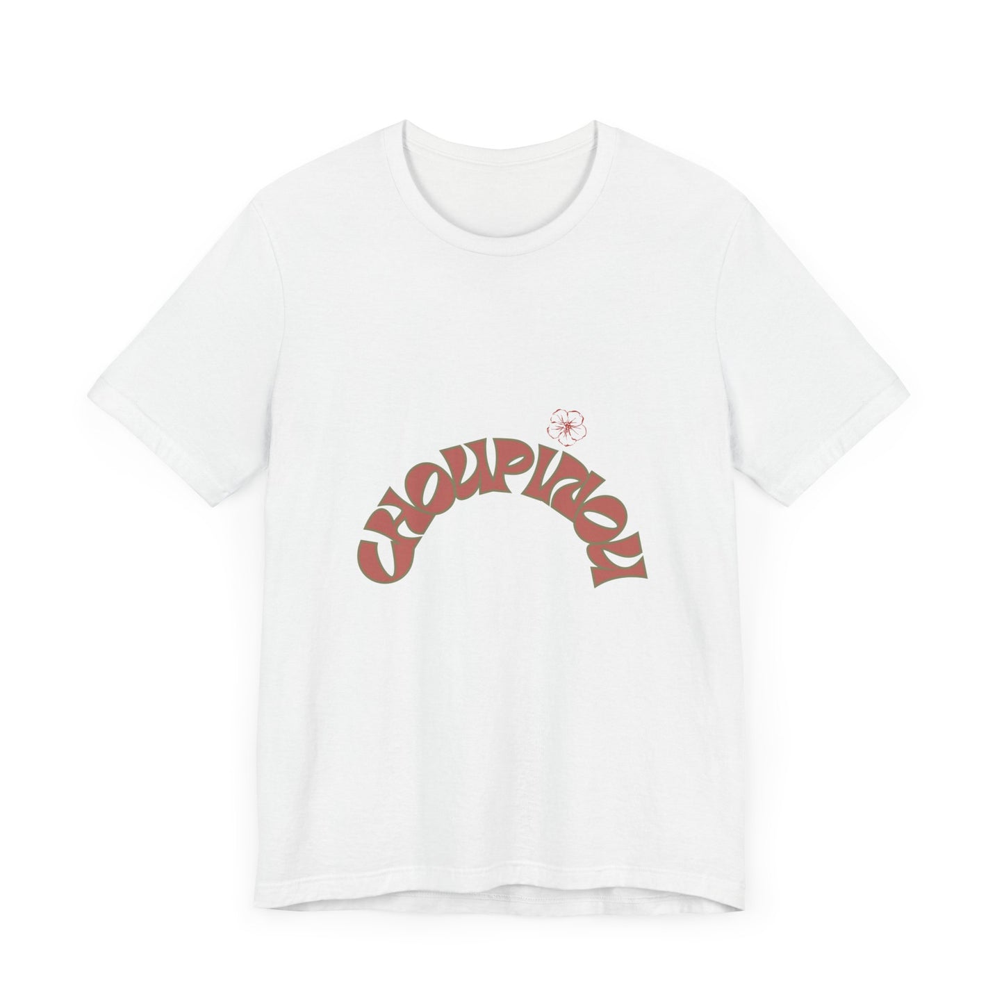 Jersey Short Sleeve Tee for women -Chopinou Premium Logo Tee – Luxury Comfort Meets Bold Design"