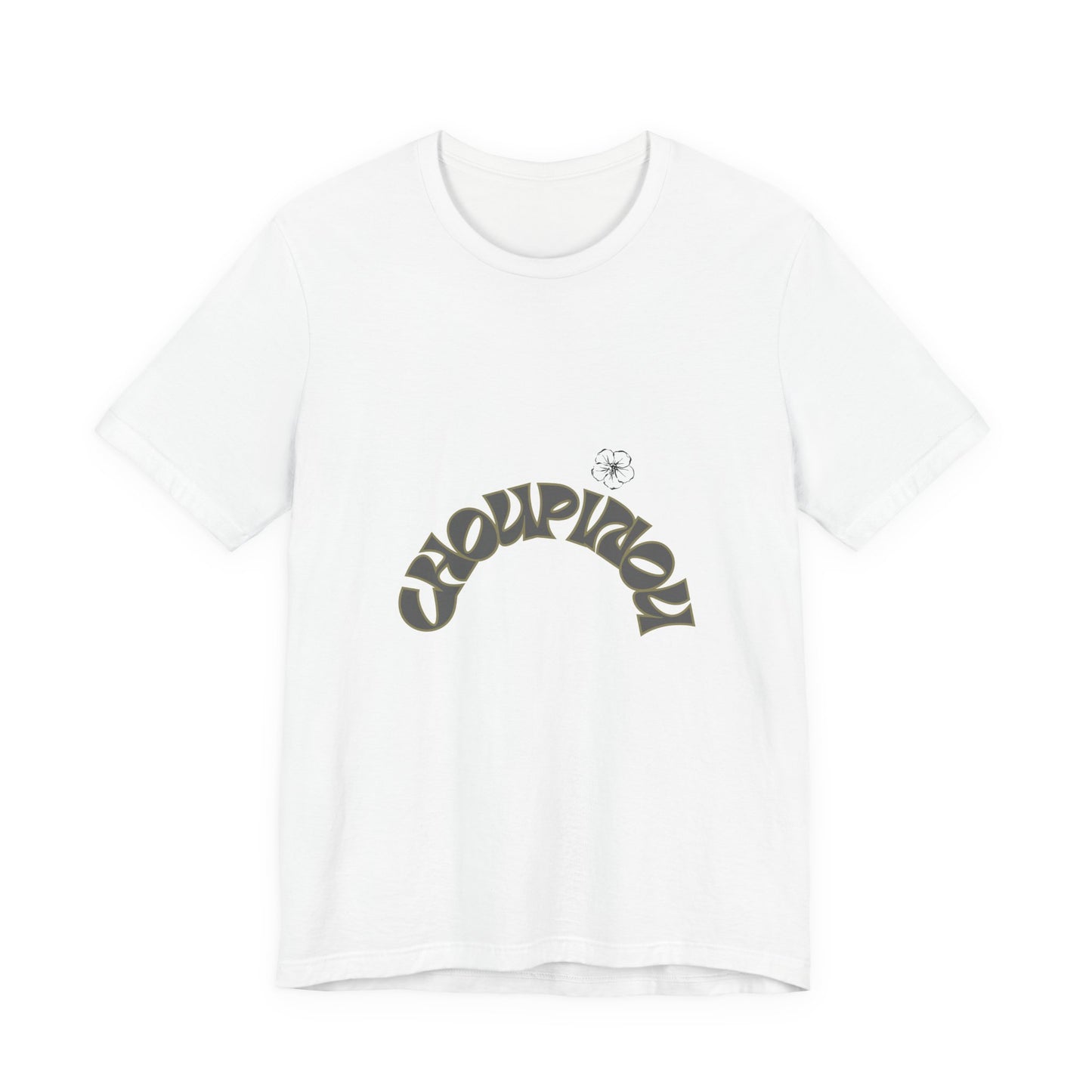 Choupinou Retro Arch Tee — Mushroom Graphic T-Shirt