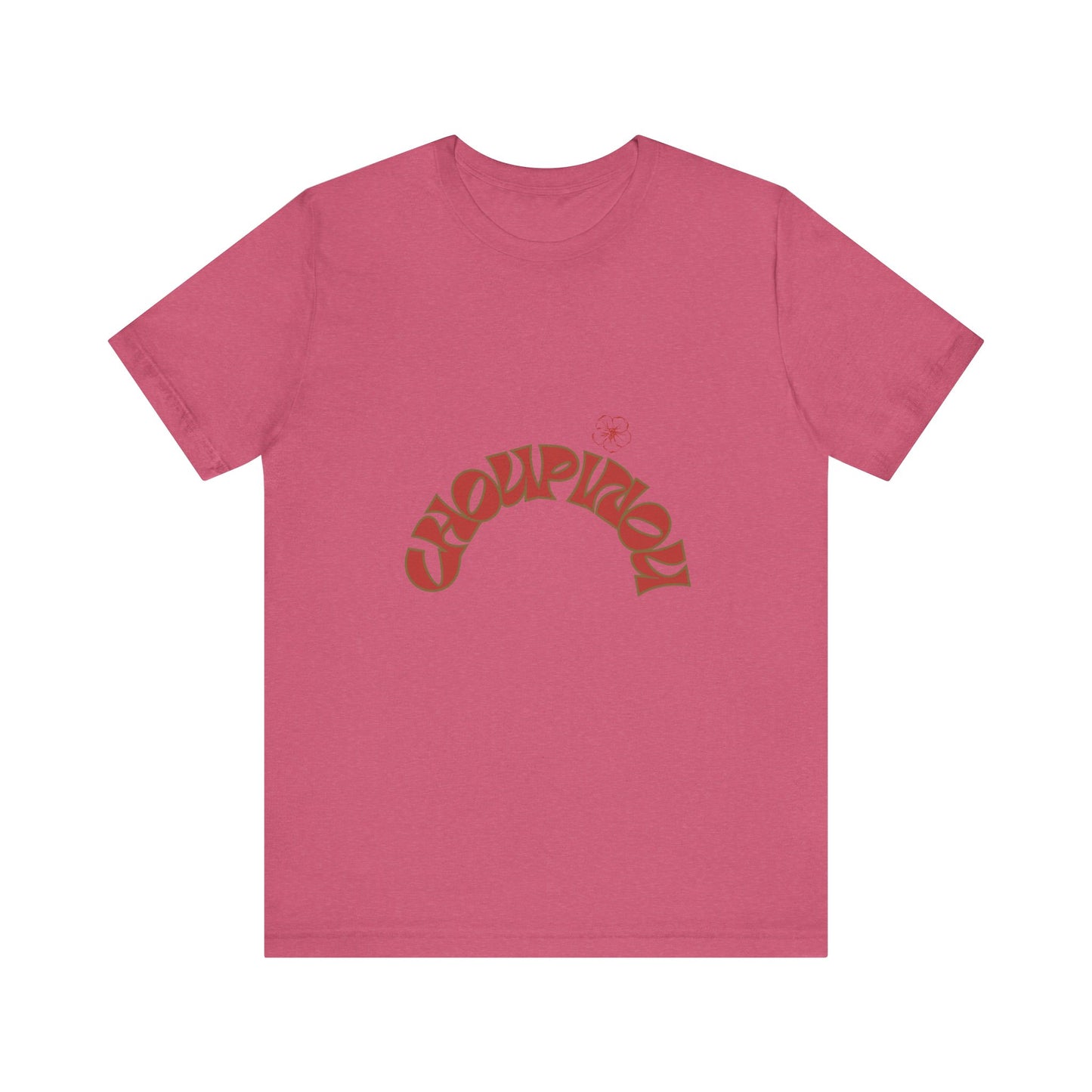 Jersey Short Sleeve Tee for women -Chopinou Premium Logo Tee – Luxury Comfort Meets Bold Design"