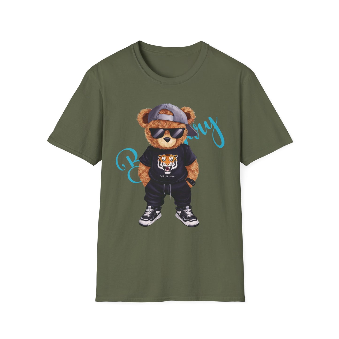 Soft Style T-Shirt for Women &  Men-Casual Bear T-Shirts: Effortlessly Cool and Comfortable