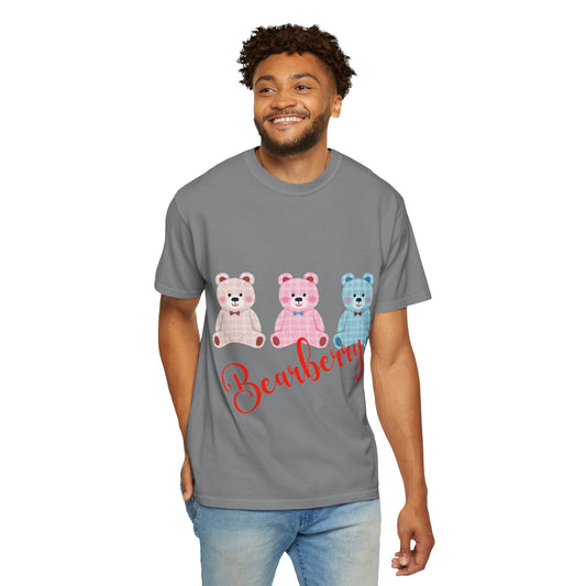 Bearberry Teddy Trio T-Shirt — Cute Pastel Bears Graphic Tee