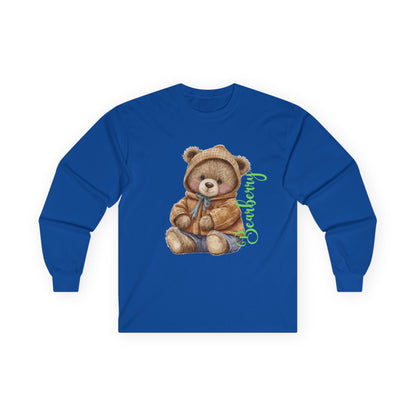 Cute Teddy Bear Long Sleeve Tee