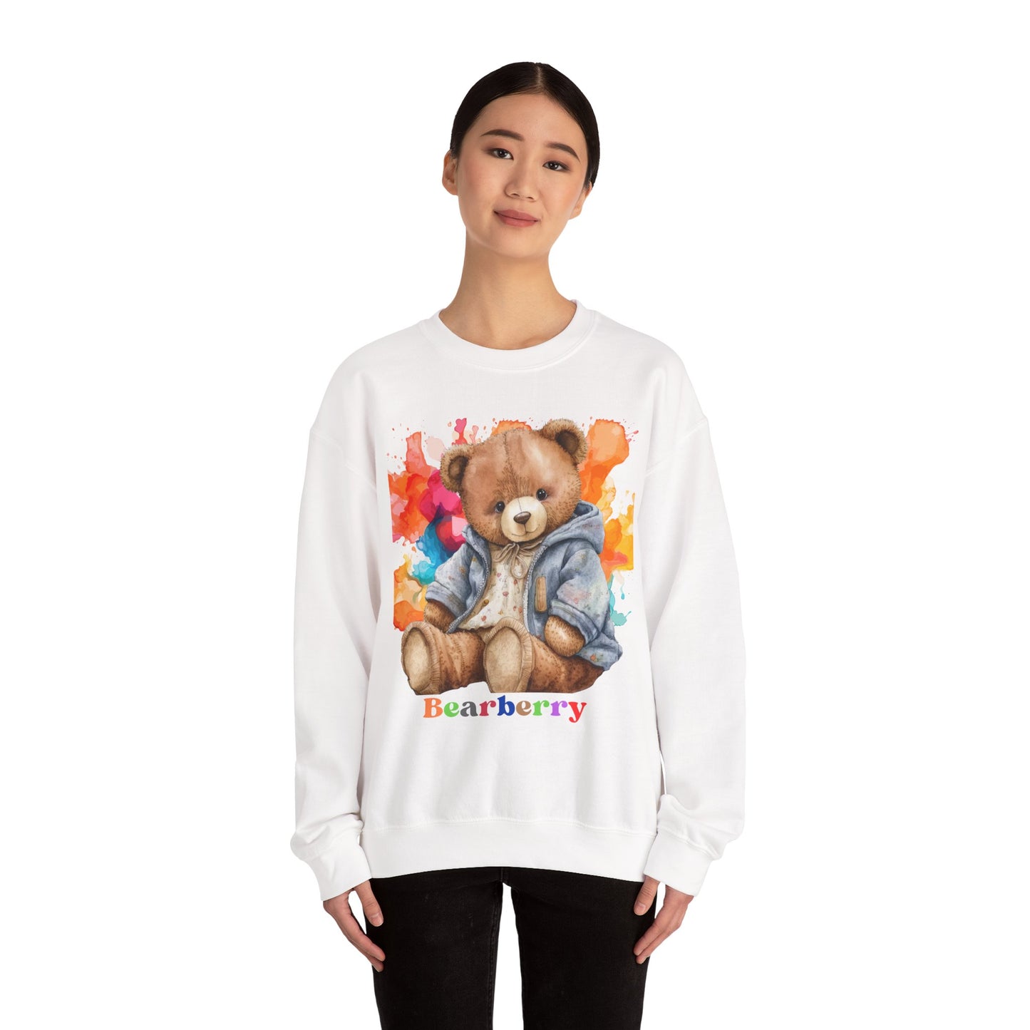 Bearberry Watercolor Teddy Sweatshirt
