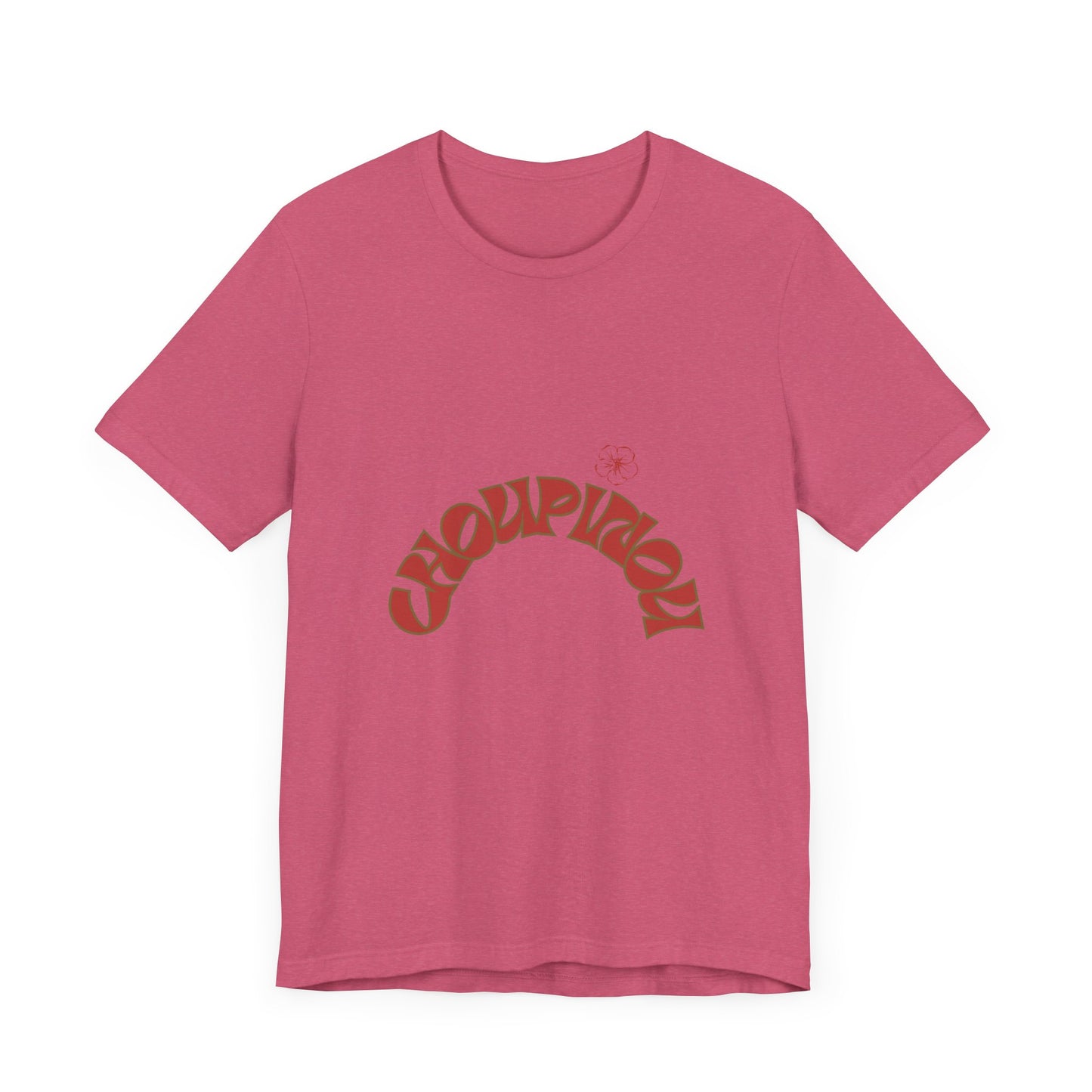 Jersey Short Sleeve Tee for women -Chopinou Premium Logo Tee – Luxury Comfort Meets Bold Design"