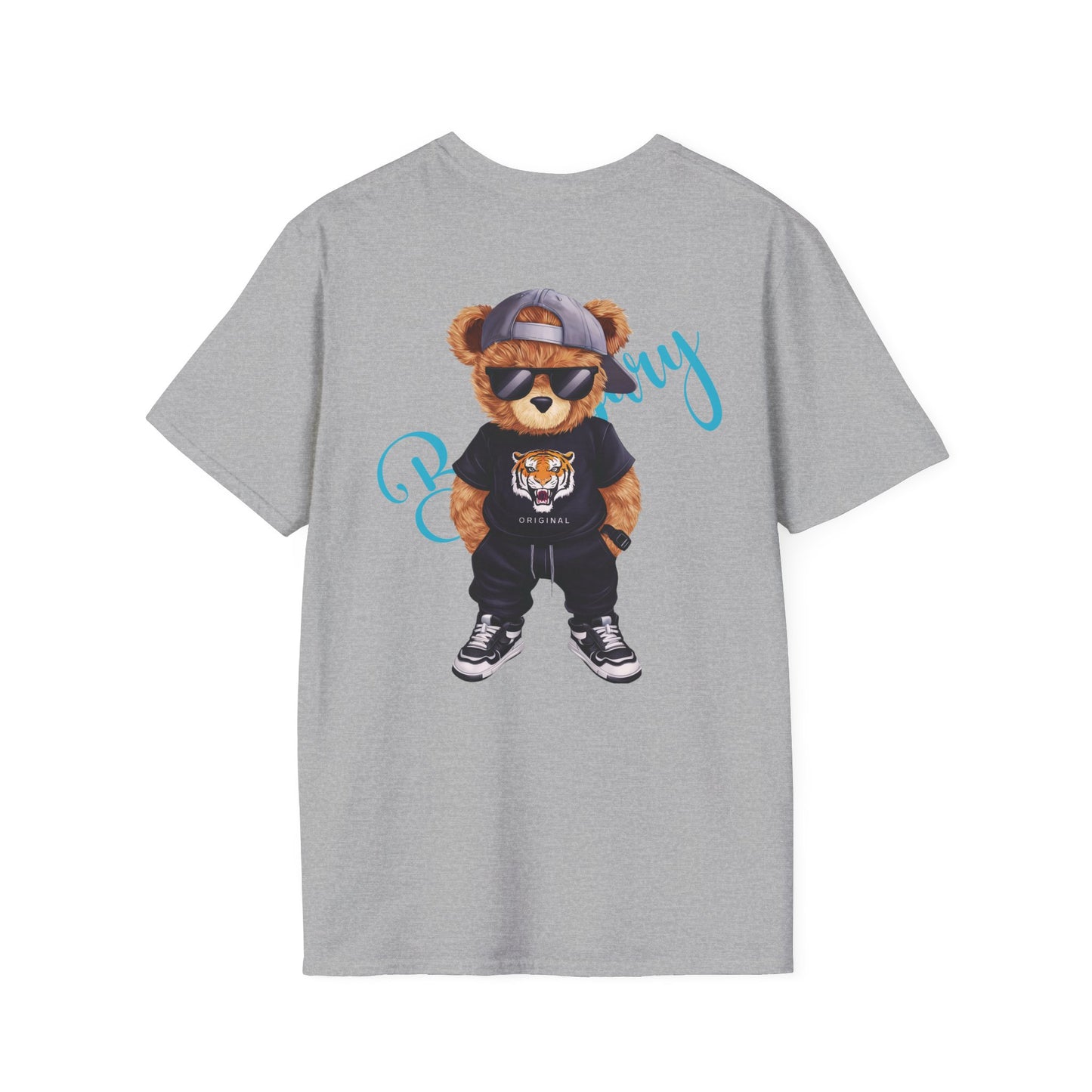 Soft Style T-Shirt for Women &  Men-Casual Bear T-Shirts: Effortlessly Cool and Comfortable