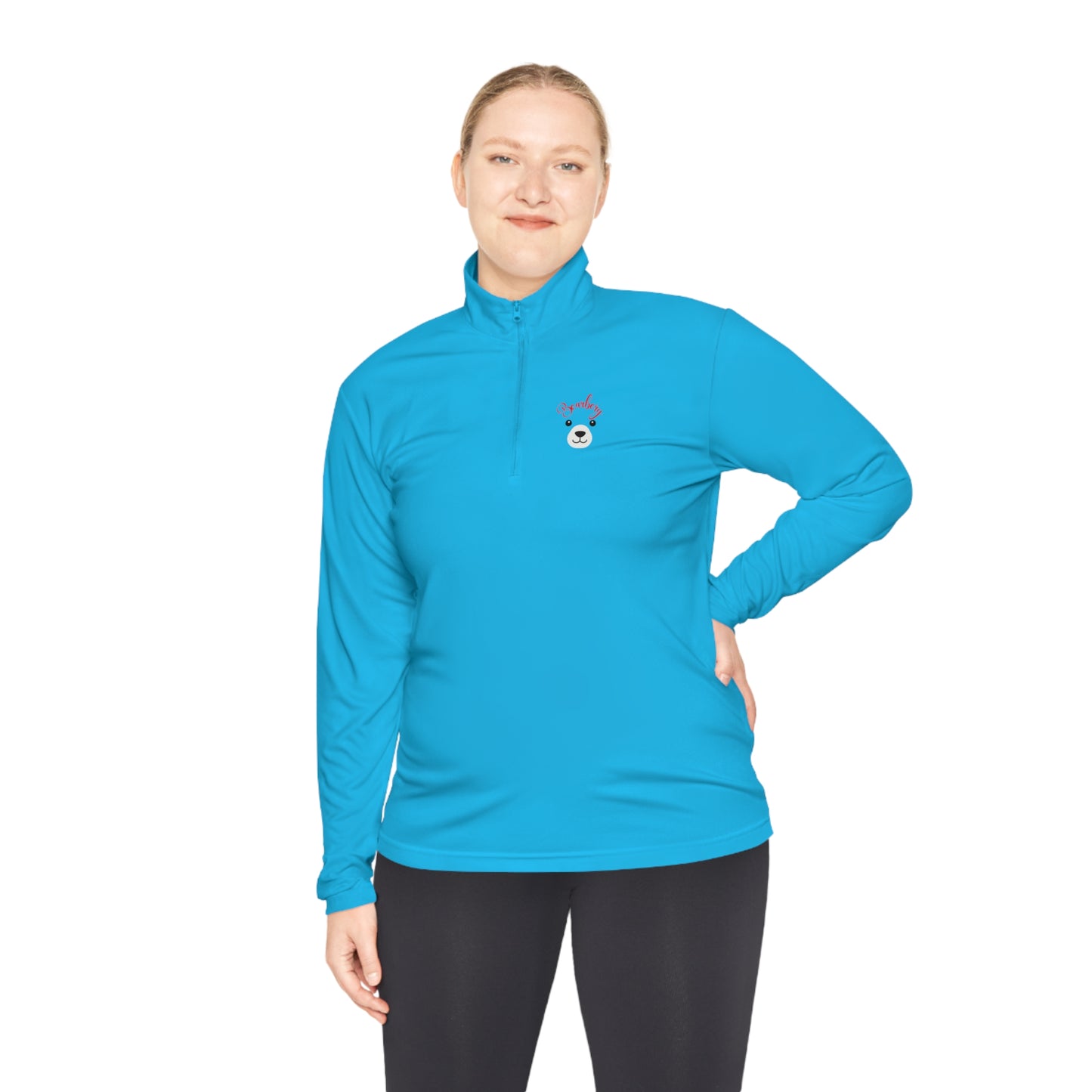 Quarter-Zip Pullover for men & women is a lightweight and highly versatile choice for track or casual outings.