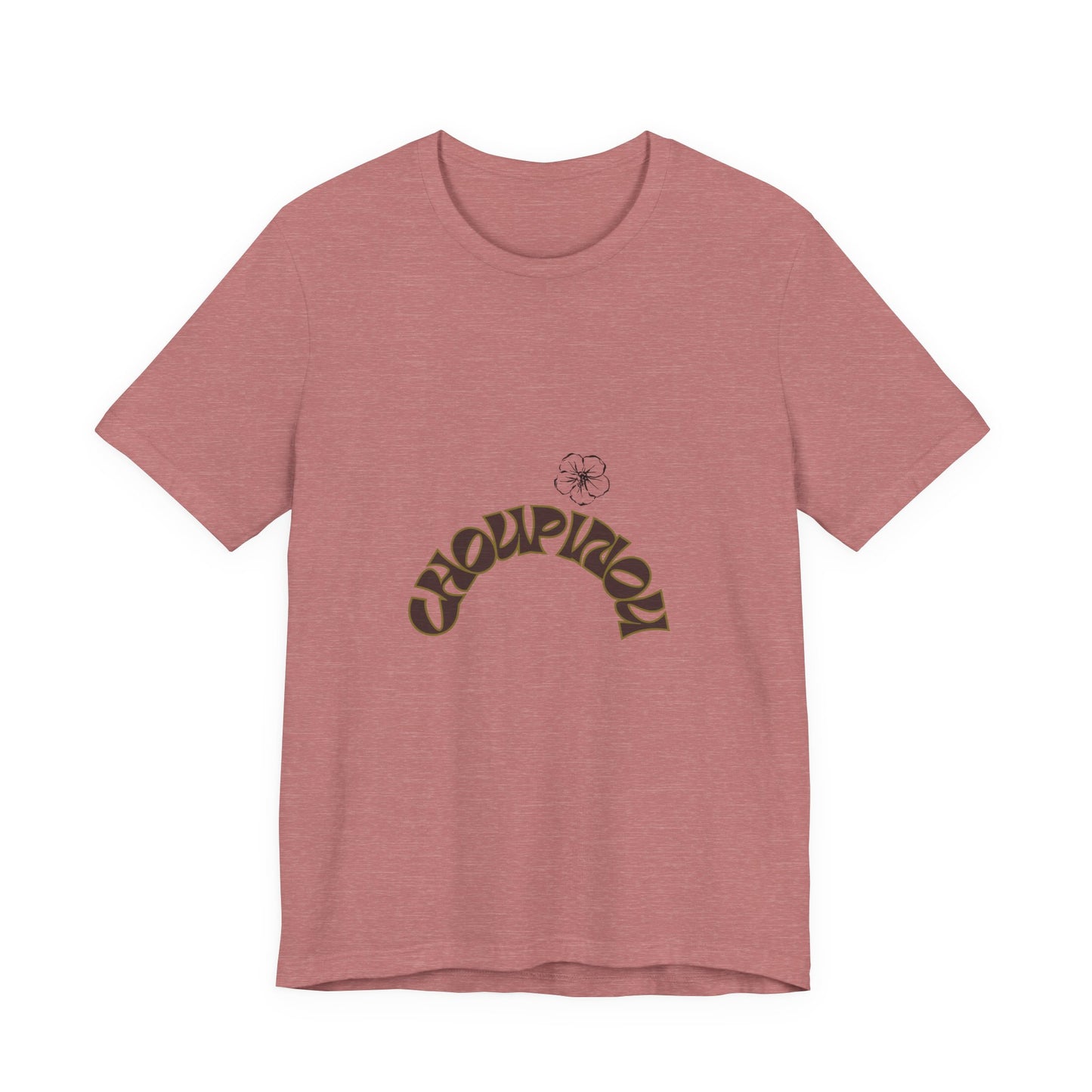 Croquignon Graphic Tee — Retro Arch Logo Short Sleeve T-Shirt