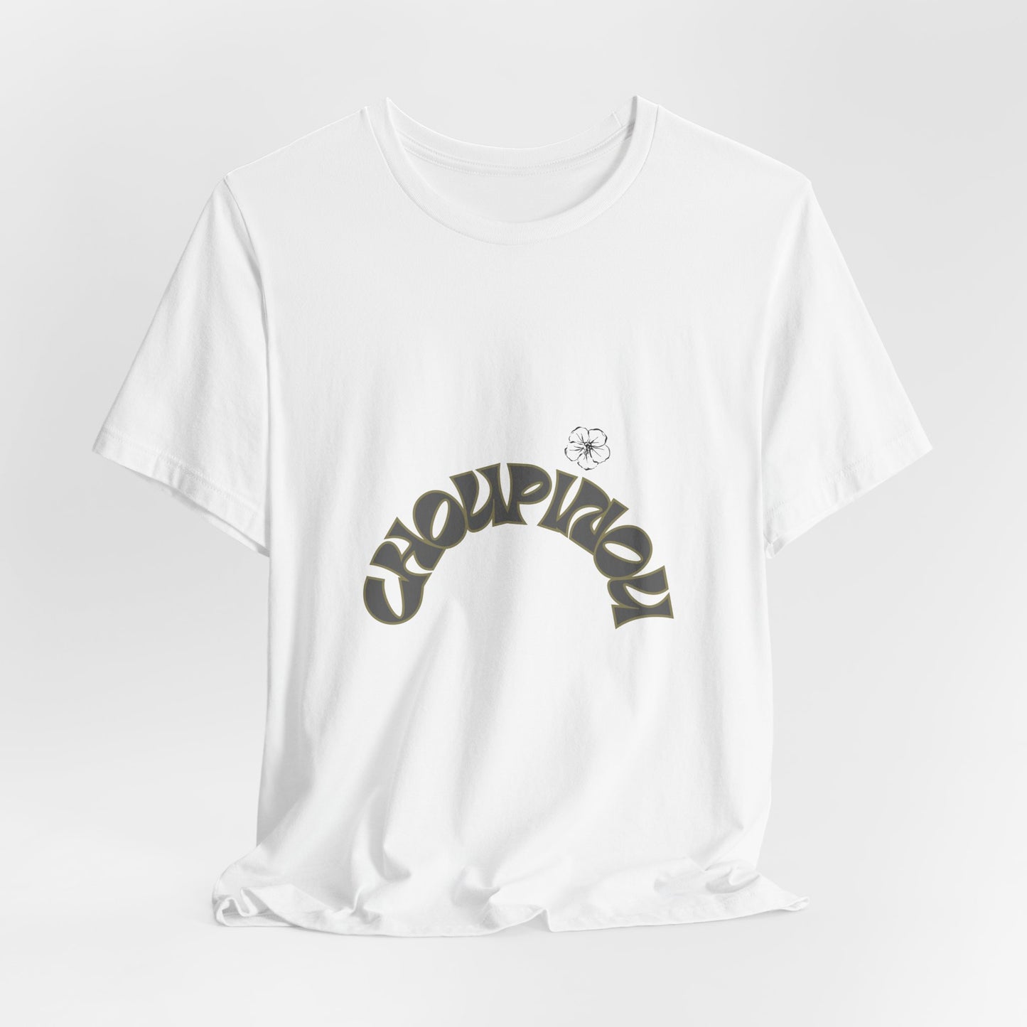 Choupinou Retro Arch Tee — Mushroom Graphic T-Shirt