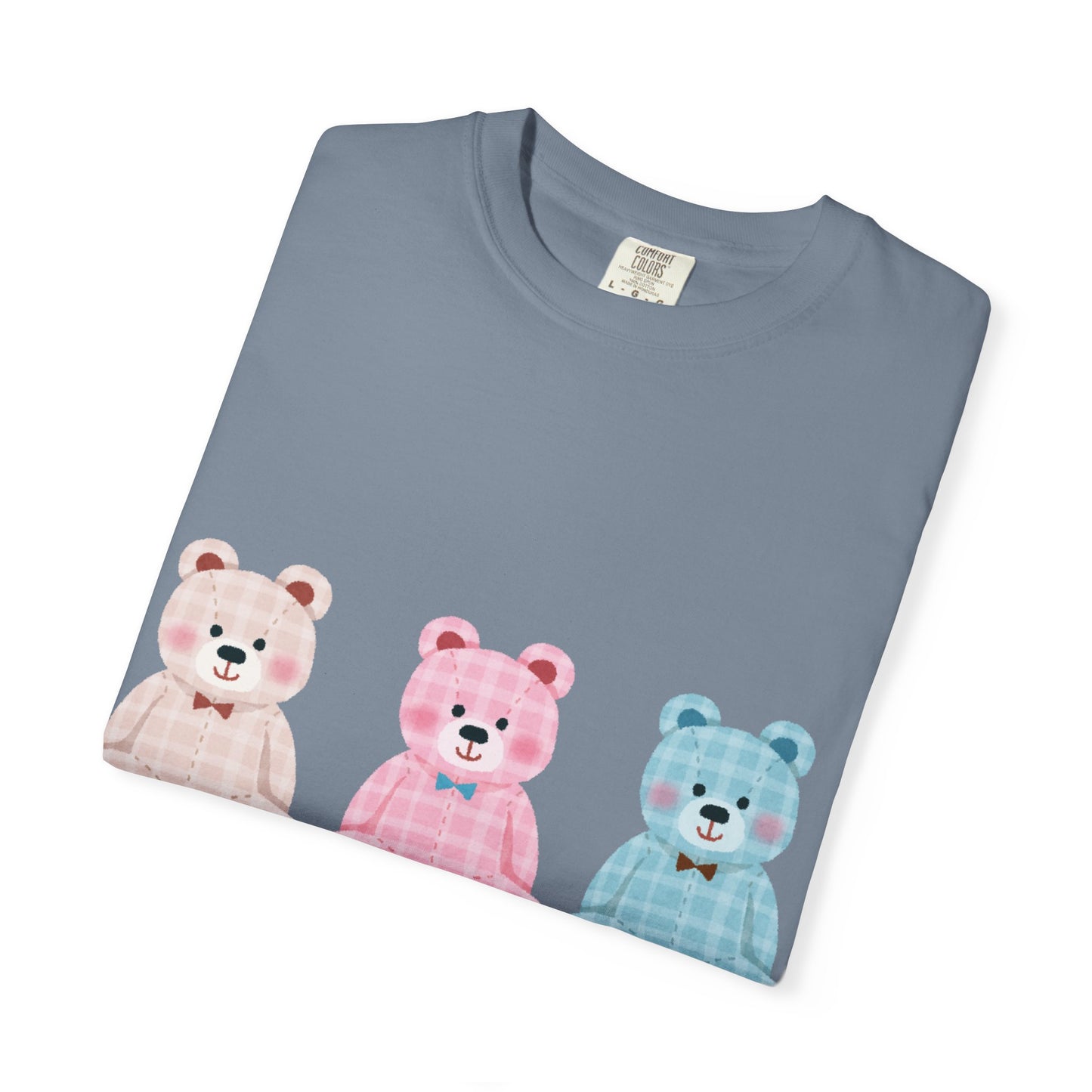 Bearberry Teddy Trio T-Shirt — Cute Pastel Bears Graphic Tee