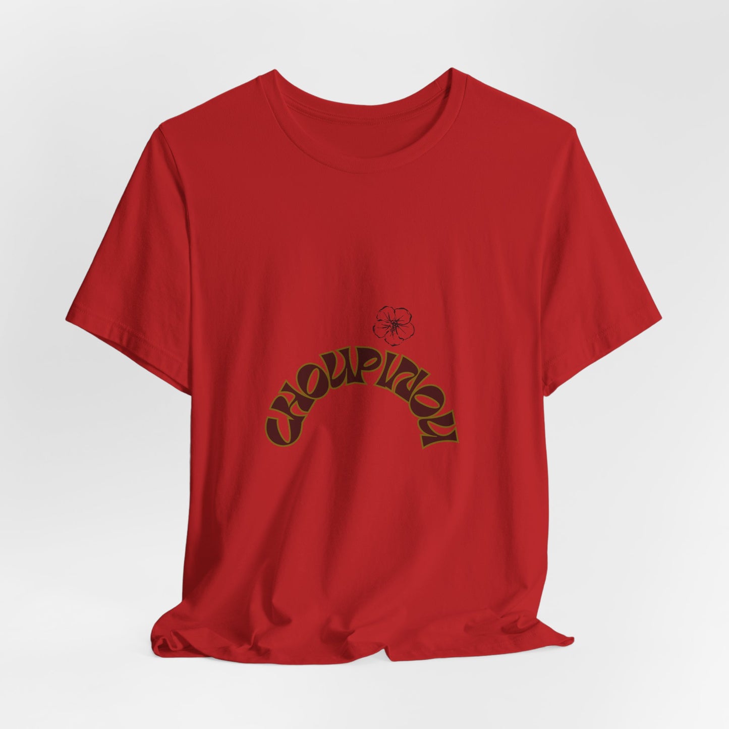 Croquignon Graphic Tee — Retro Arch Logo Short Sleeve T-Shirt