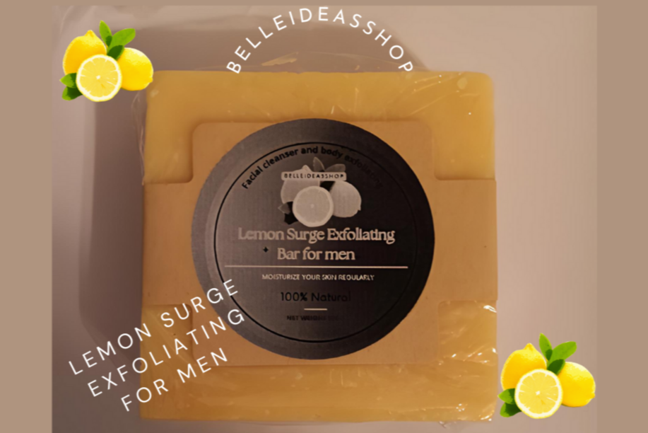 Men’s exfoliating scrub bar