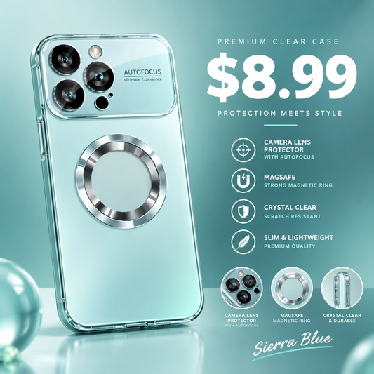 Premium MagSafe Clear Case for iPhone 15 Pro Max | Optic Armor Protection